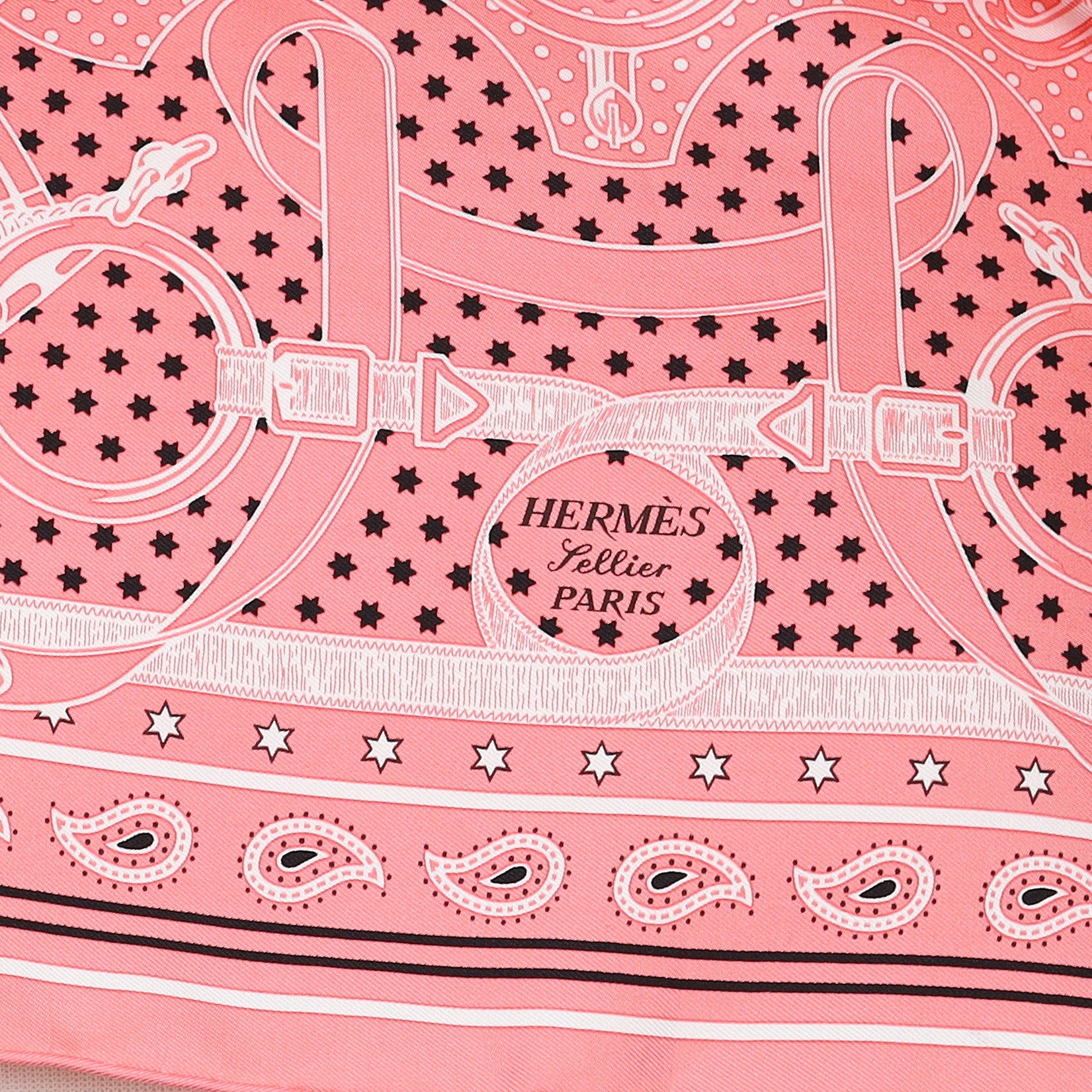 Pristine Hermès 55 Eperon D’or Silk Scarf