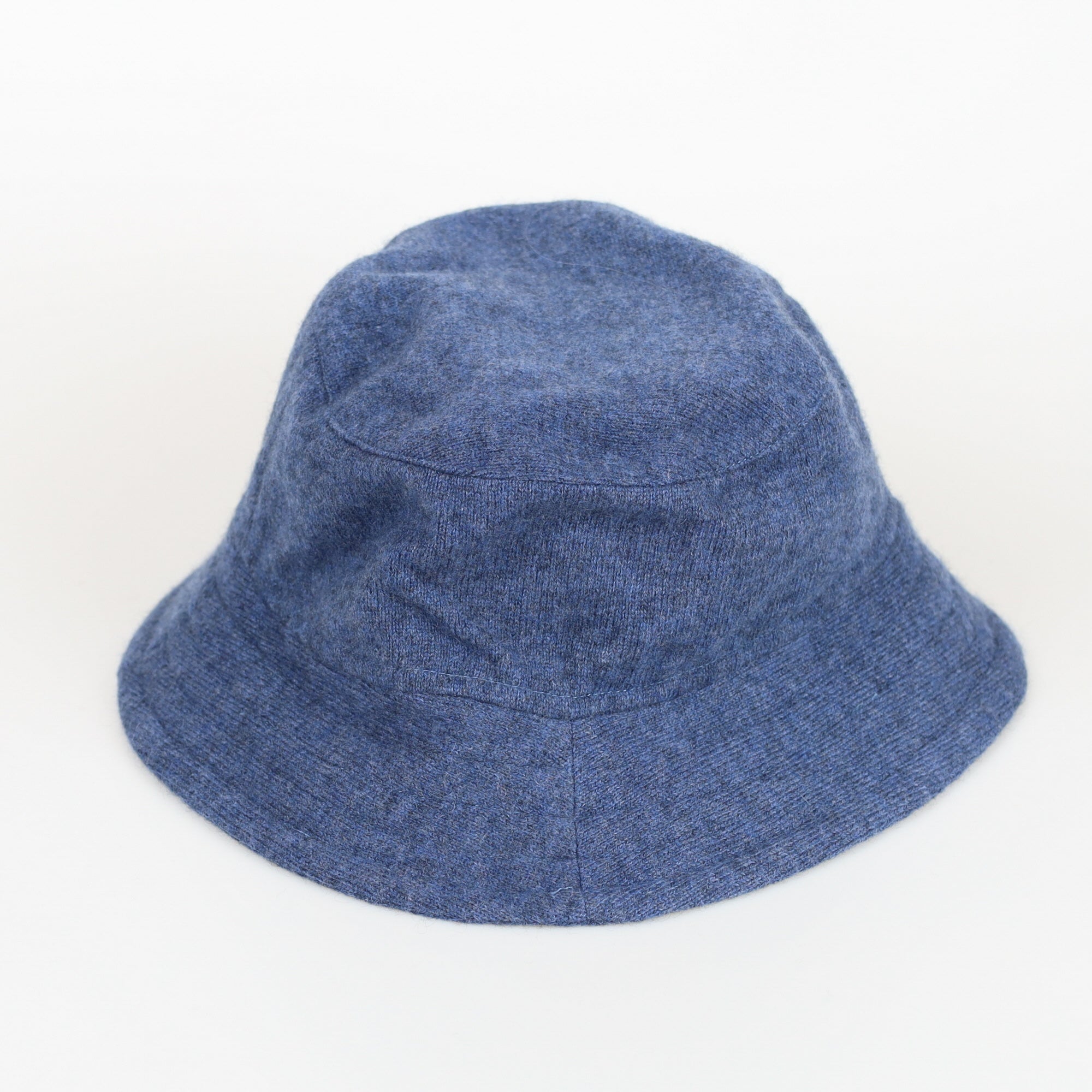 Denim Blue Cashmere Bucket Hat Medium