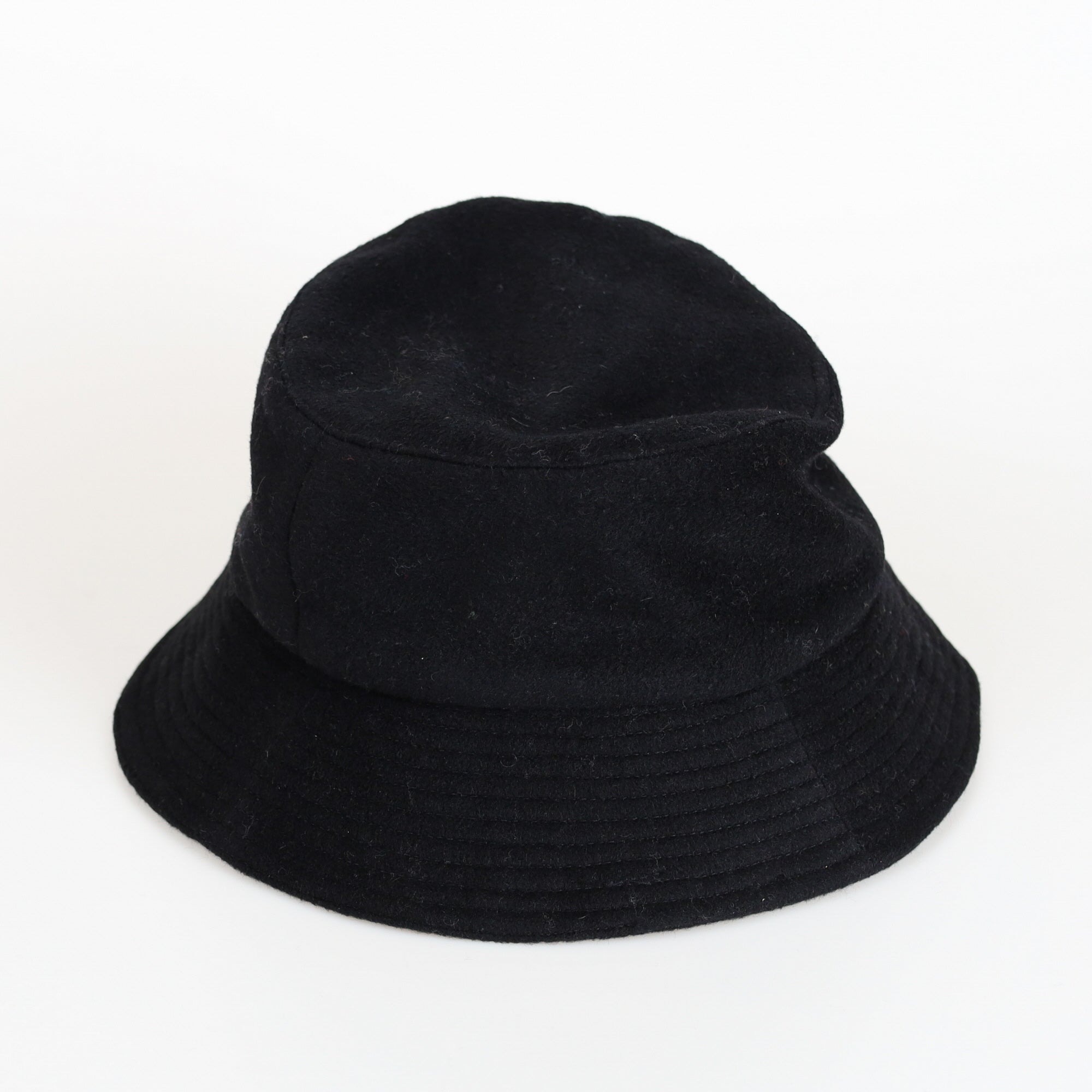 Black Cashmere Bucket Hat Small