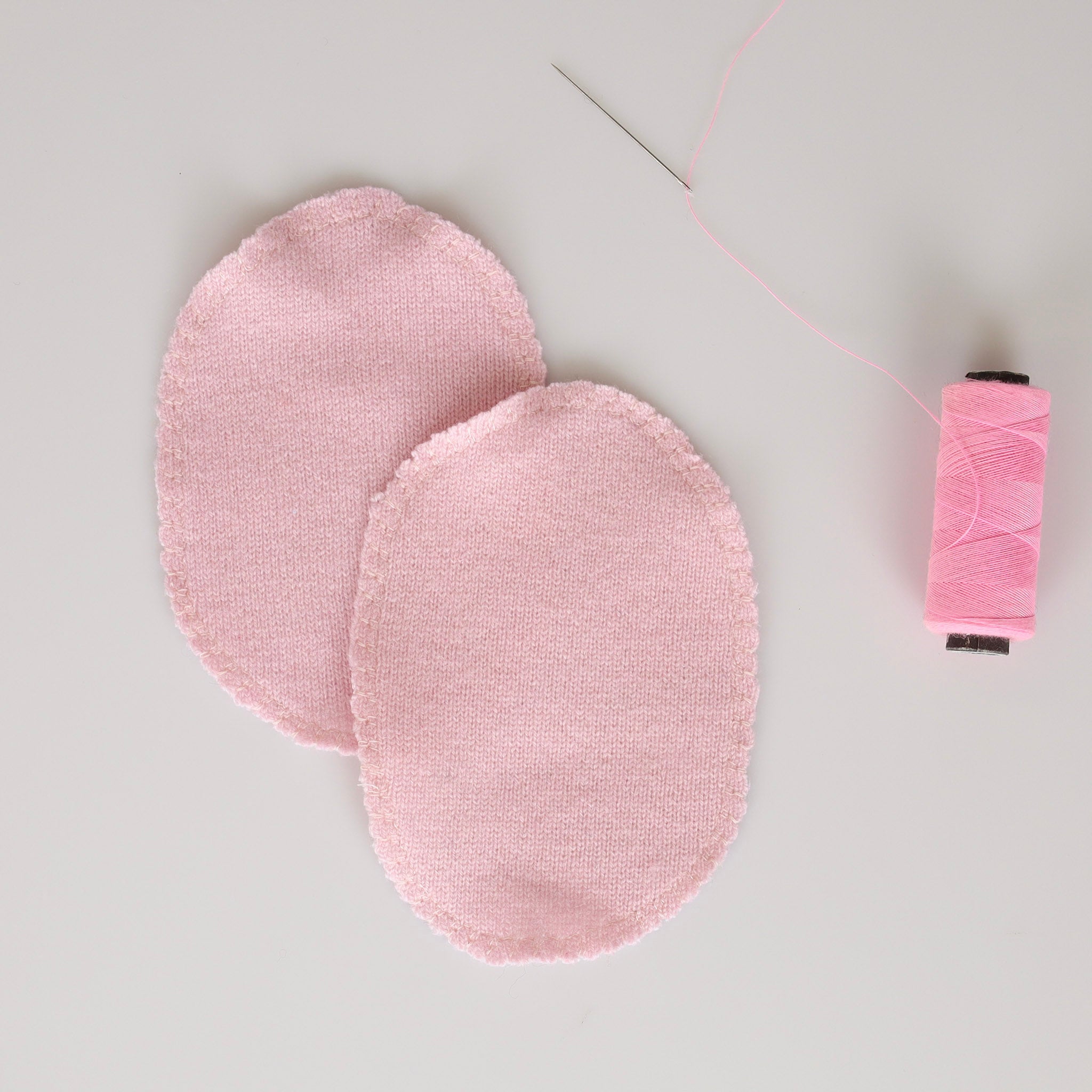 Small light rose Pink Elbow Patches