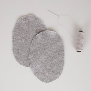 Grey Elbow Patches - Small