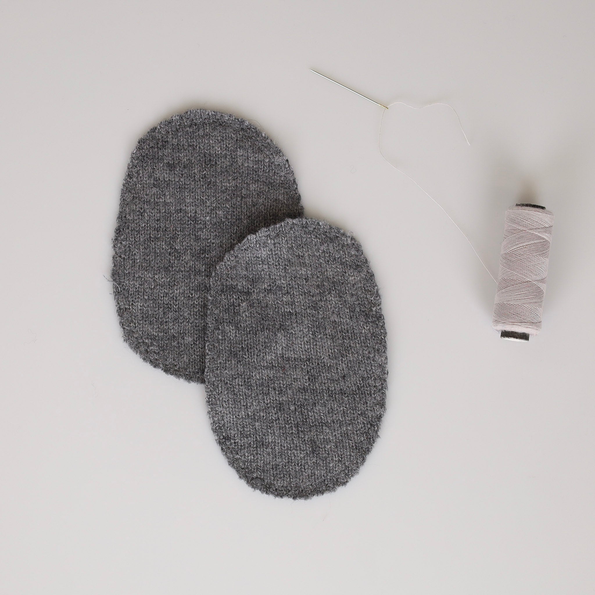 Dark Grey Elbow Patches - Small