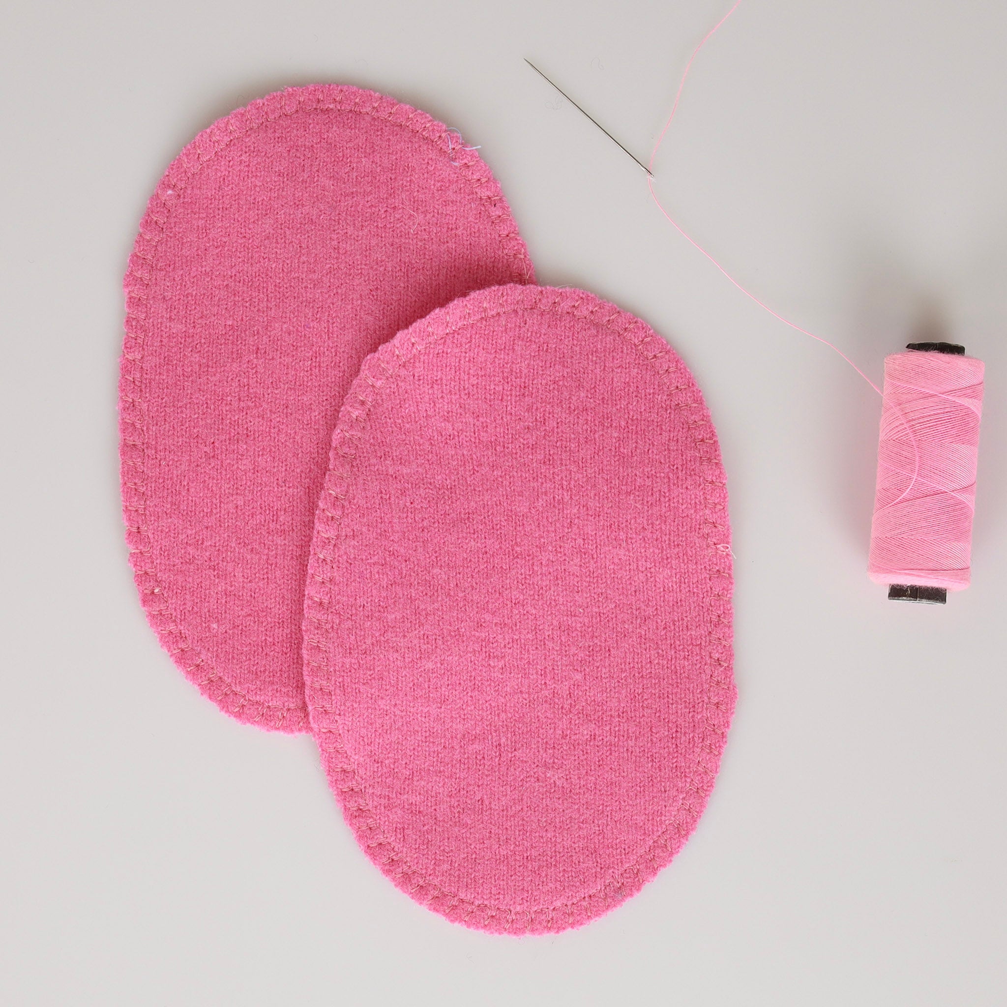 Large Bubblegum Pink Elbow Patches
