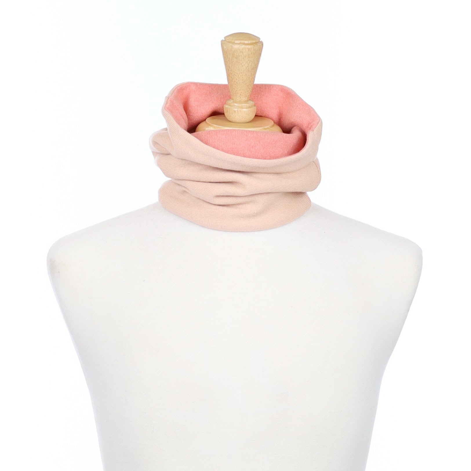 Two Tone Coral Luxury Double Layered Snood
