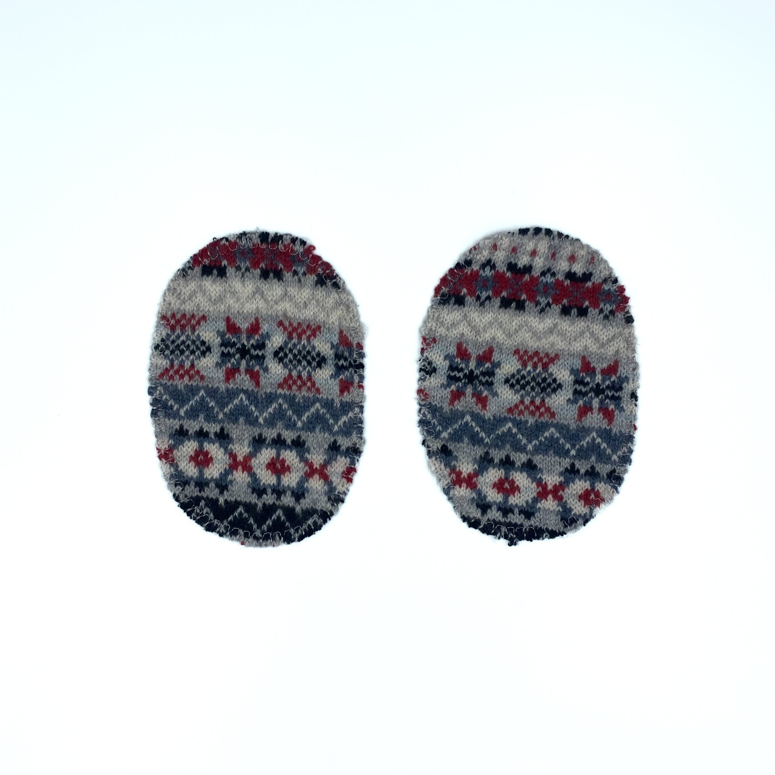 Small Fair Isle Elbow Patches