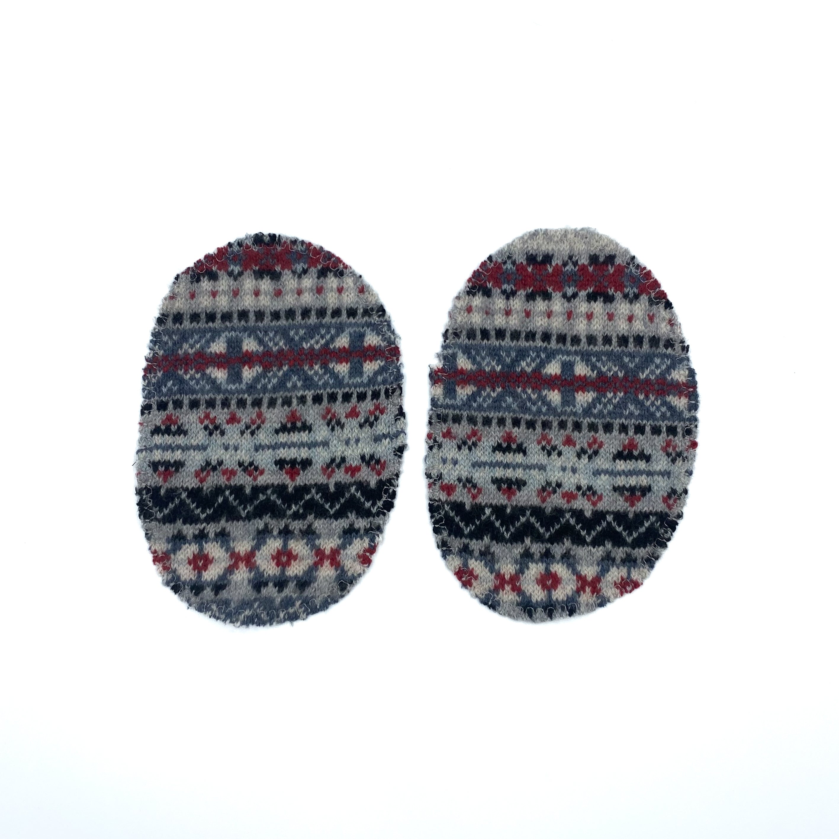Large Fair Isle Elbow Patches