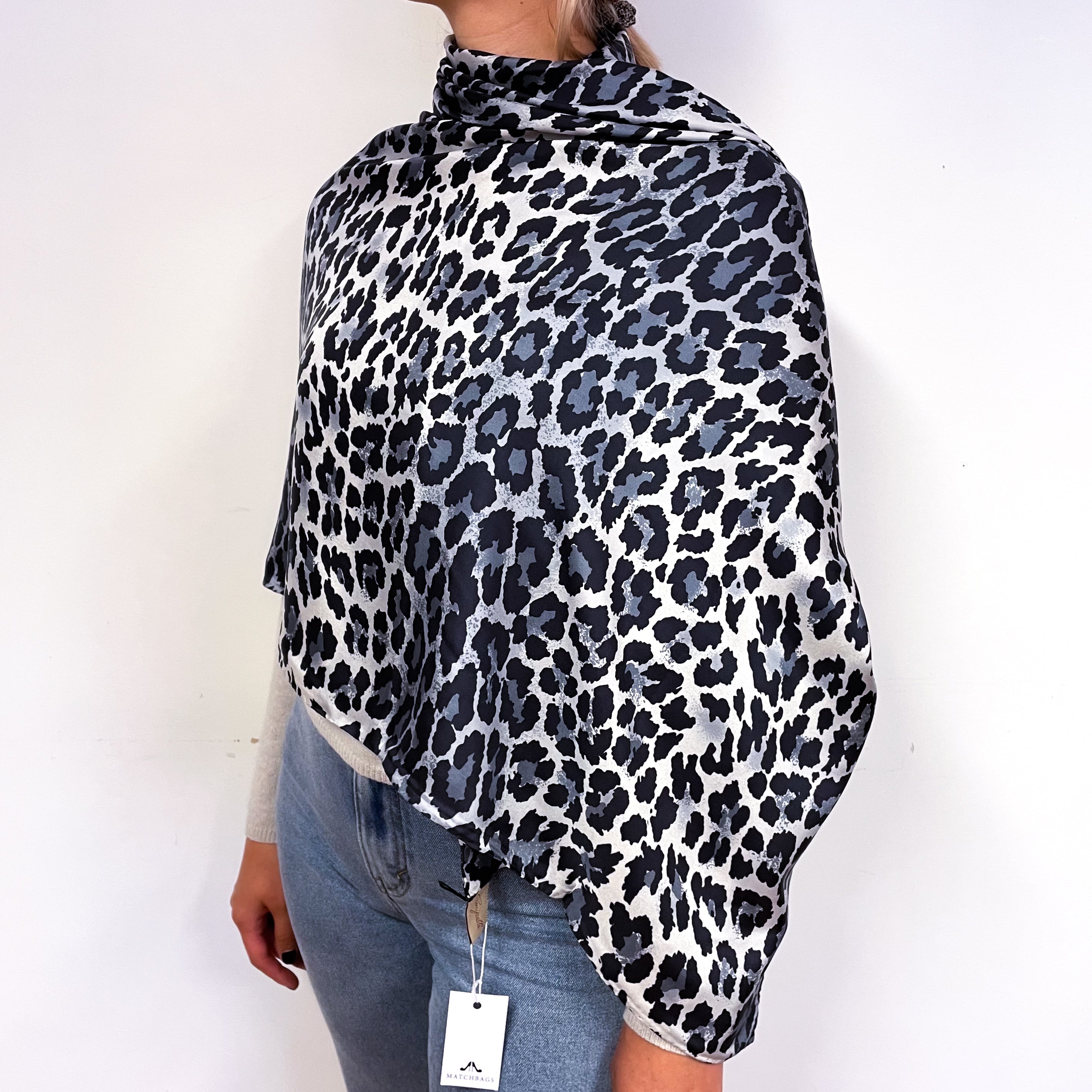 Brand New Italian Wrap Style Silk Scarf