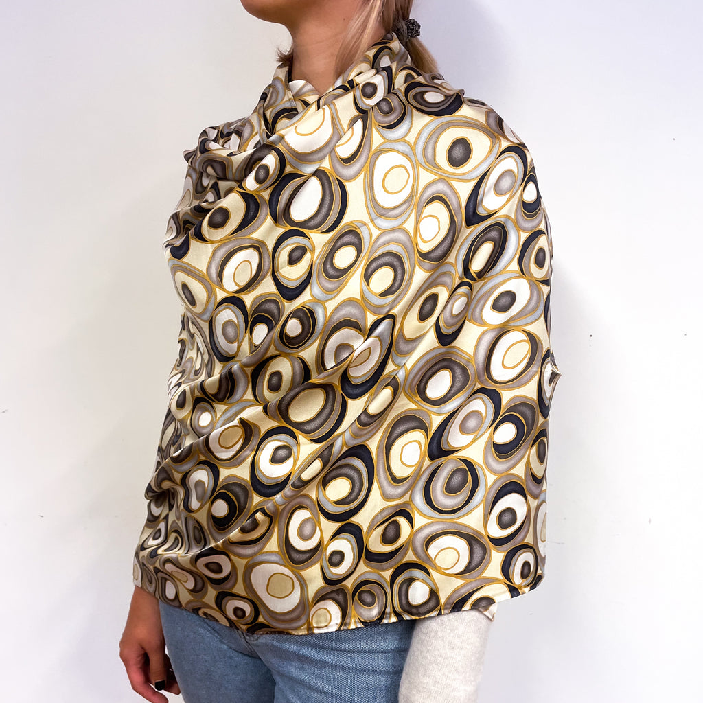 Brand New Italian Wrap Style Silk Scarf