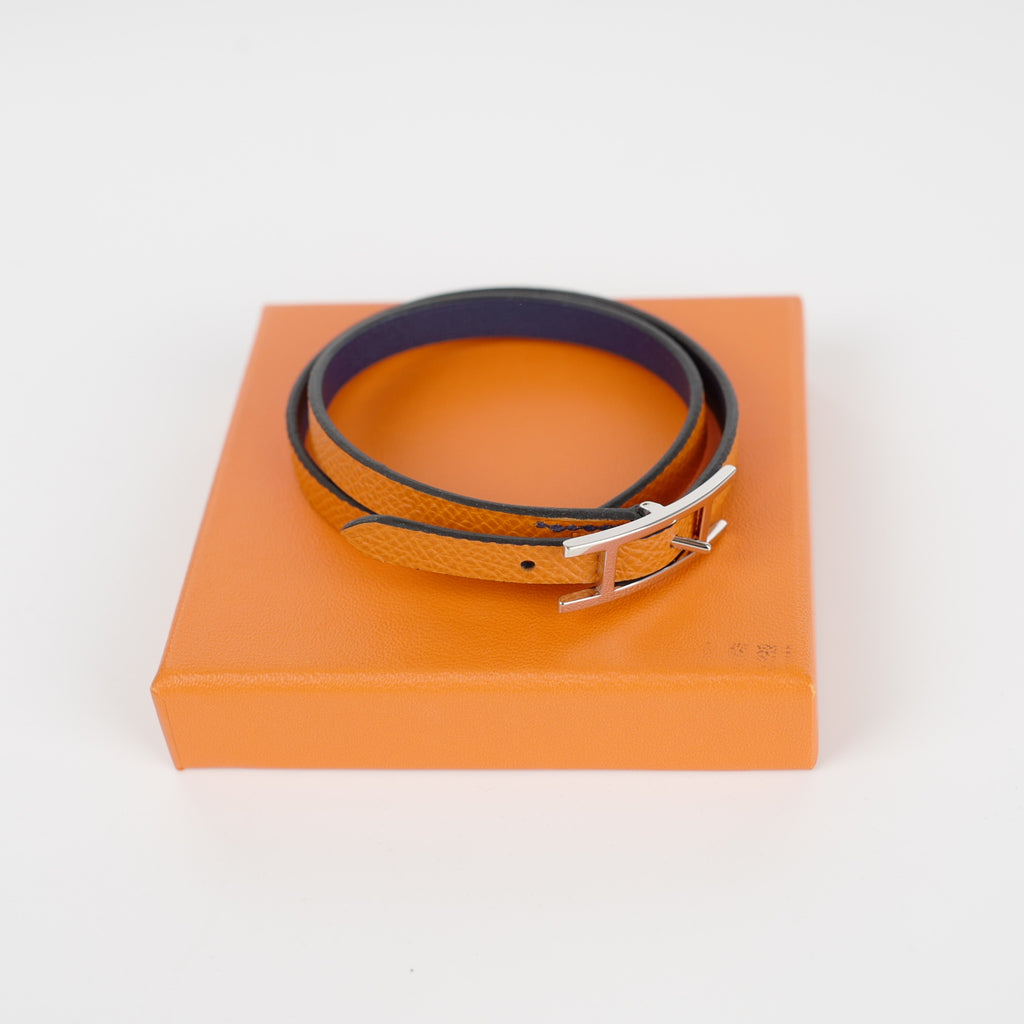 Brand New Boxed Hermès Behapi Double Tour Bracelet