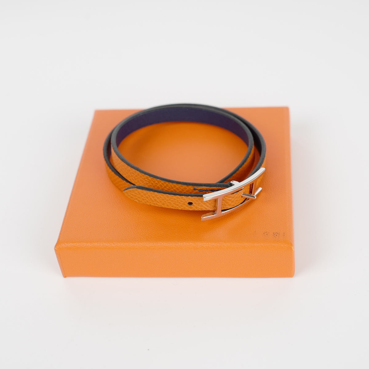 Brand New Boxed Hermès Behapi Double Tour Bracelet