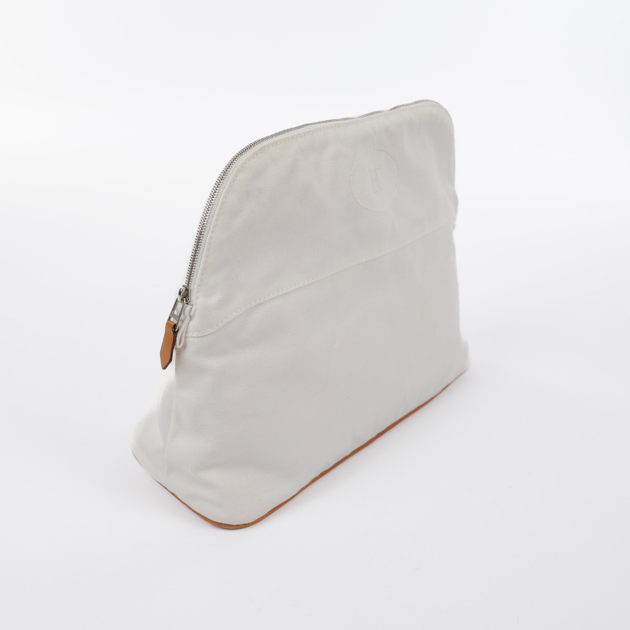 Hermès Winter White Cosmetic Bag Large