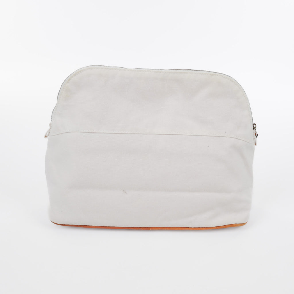 Hermès Winter White Cosmetic Bag Large