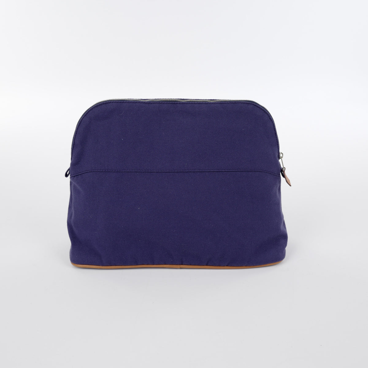 Hermès French Navy Cosmetic Bag Large