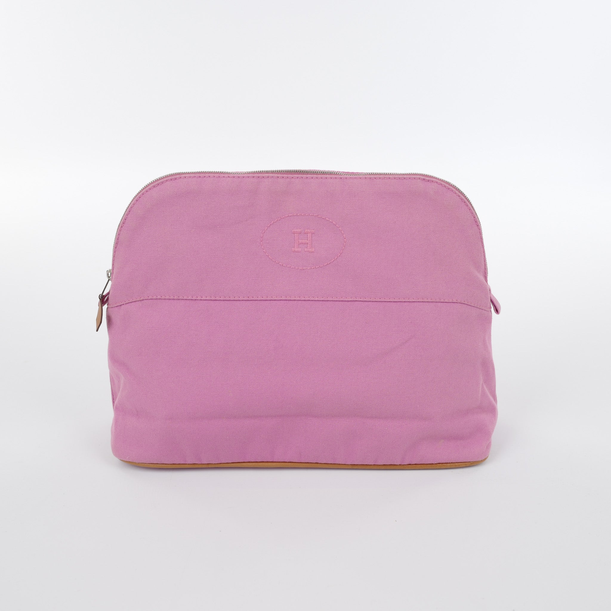 Hermès Bubblegum Pink Cosmetic Bag Large