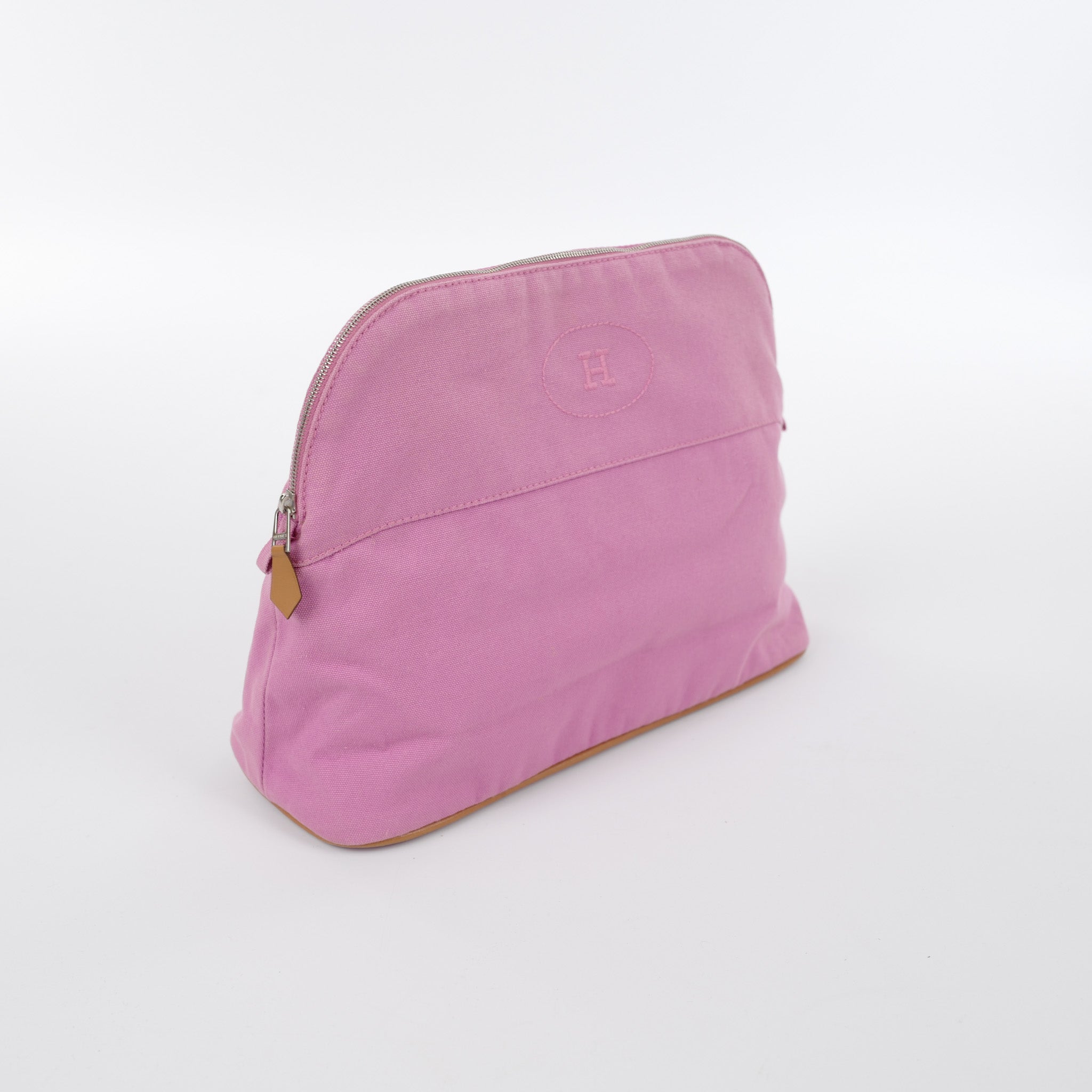 Hermès Bubblegum Pink Cosmetic Bag Large