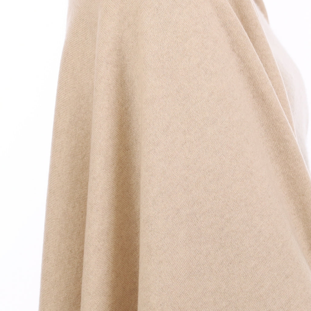 Brand New Sand Beige Recycled Cashmere Luxury Wrap