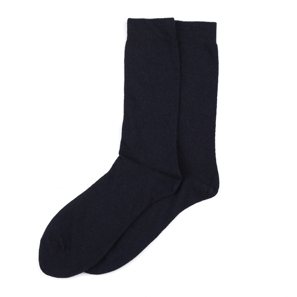 Men's Brand New Scottish Black Cashmere Every Day Socks