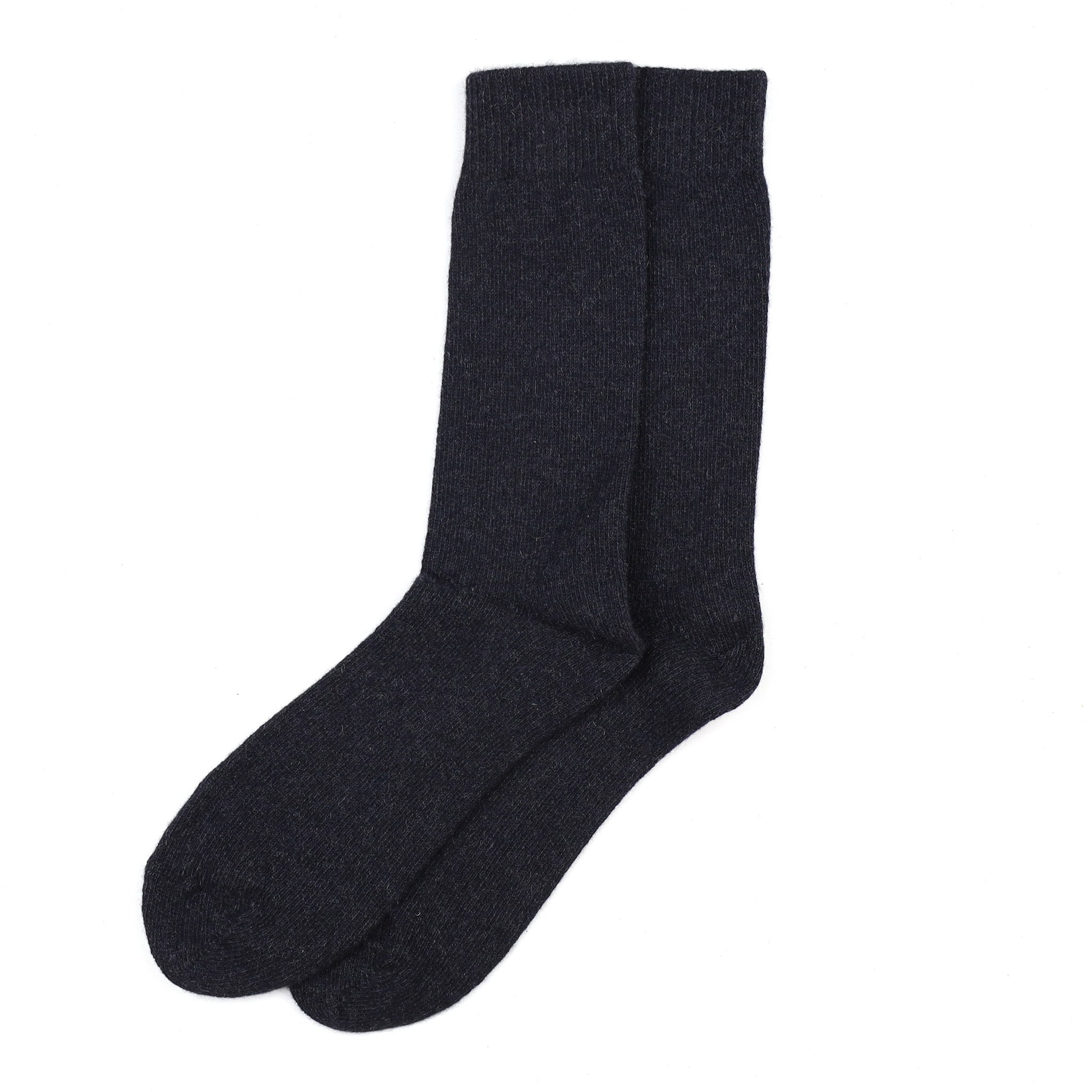 Men's Brand New Scottish Charcoal Grey Cashmere Every Day Socks