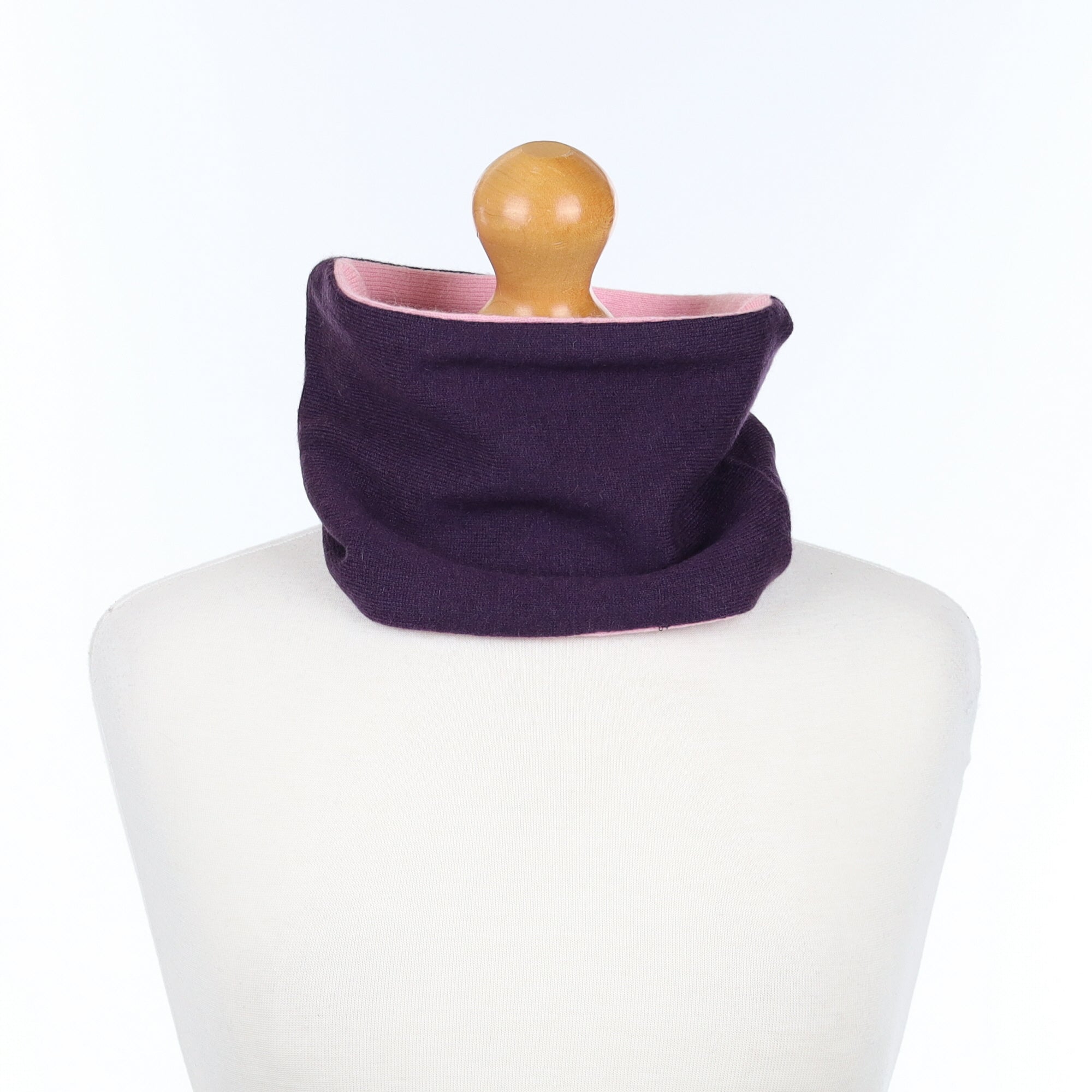 Deep Purple and Pink Neck Warmer