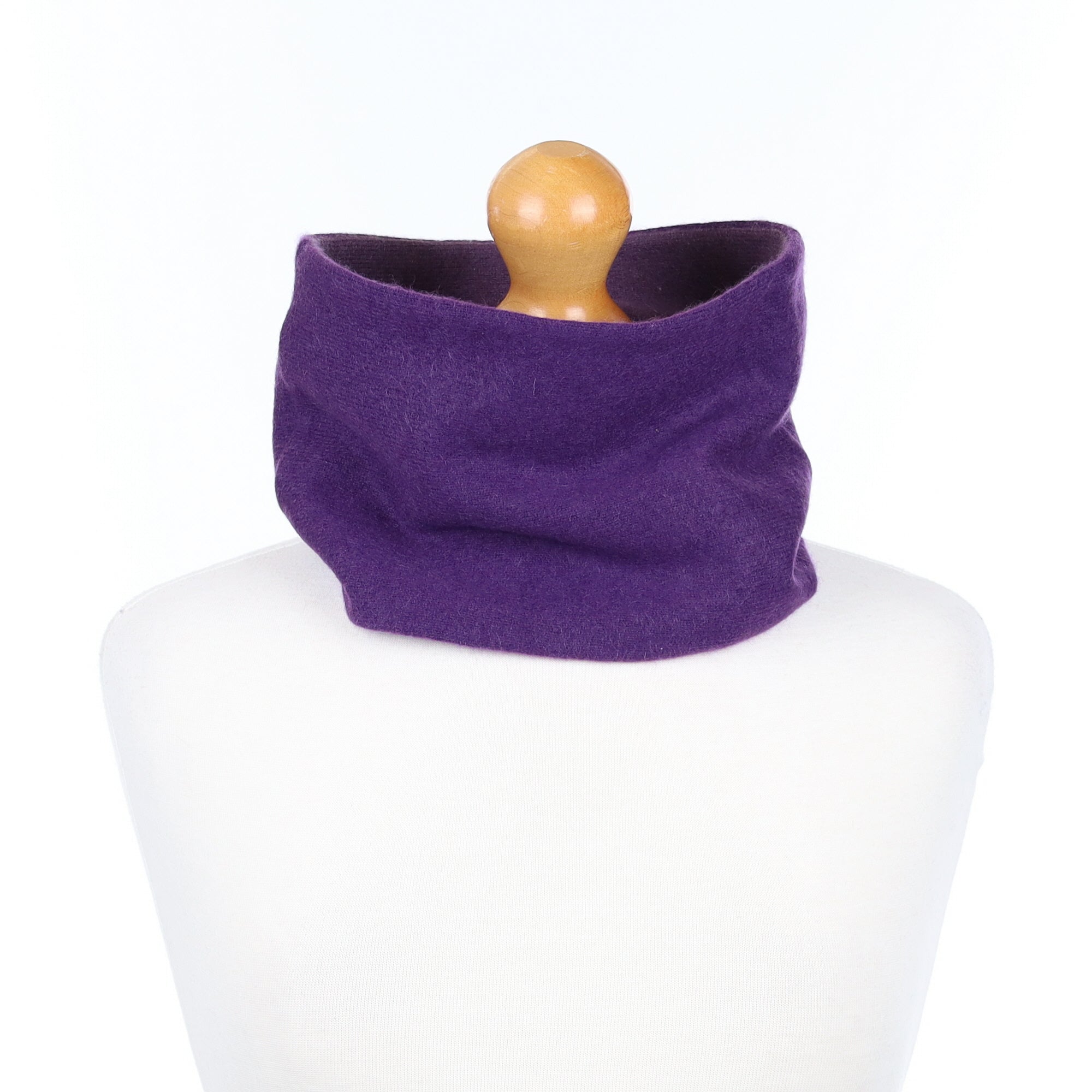 Two Toned Hazy Purple Neck Warmer