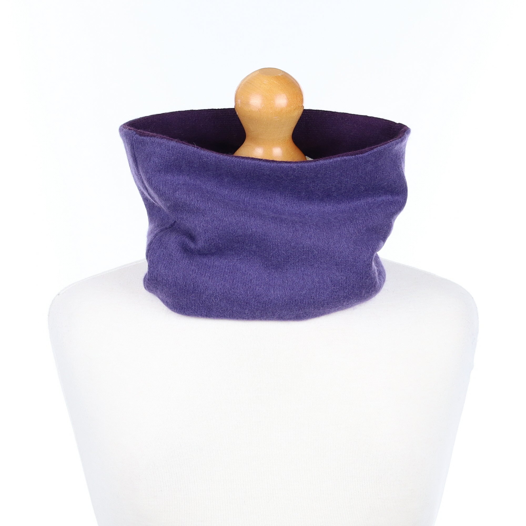 Grape Purple and Purple Neck Warmer