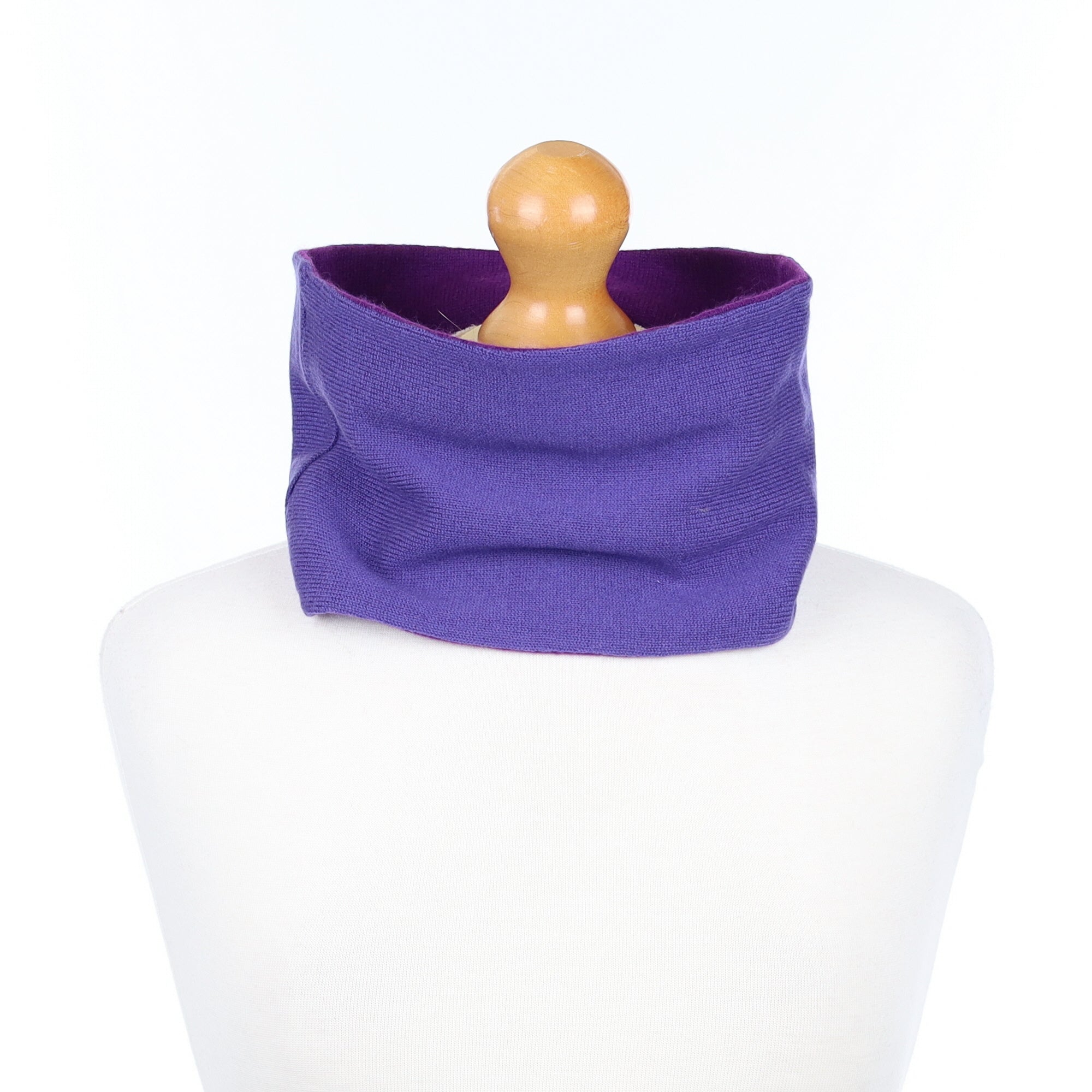 Indigo Purple and Grape Purple Neck Warmer