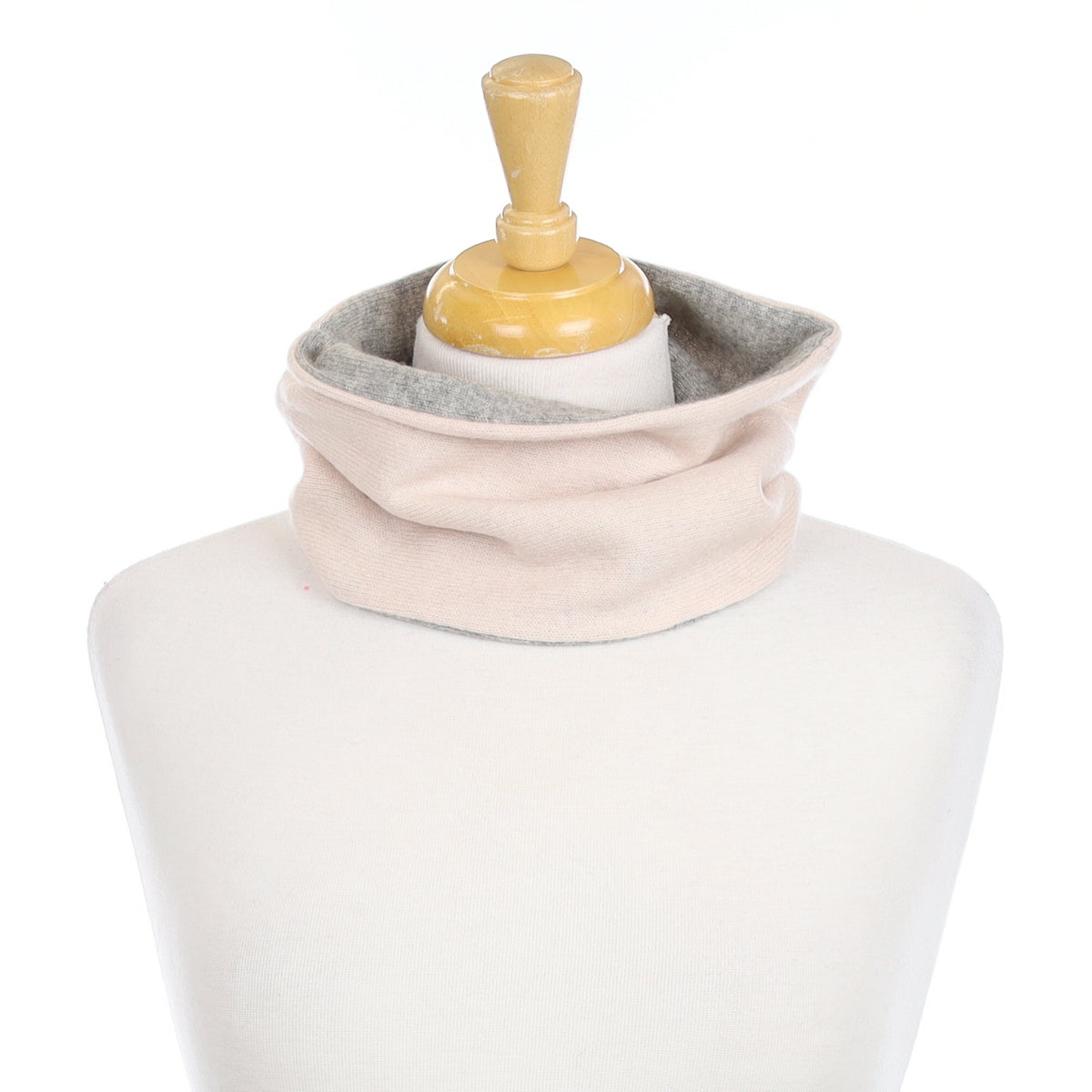 Smoke Grey and Oyster Neck Warmer