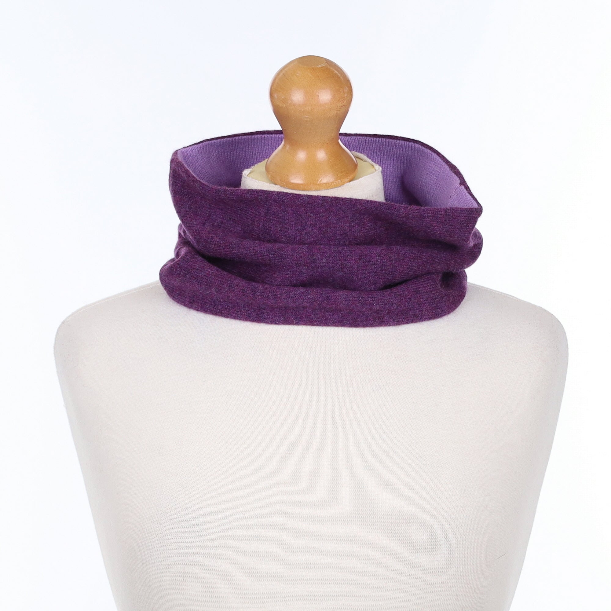 Men’s Amethyst Purple and Periwinkle Neck Warmer