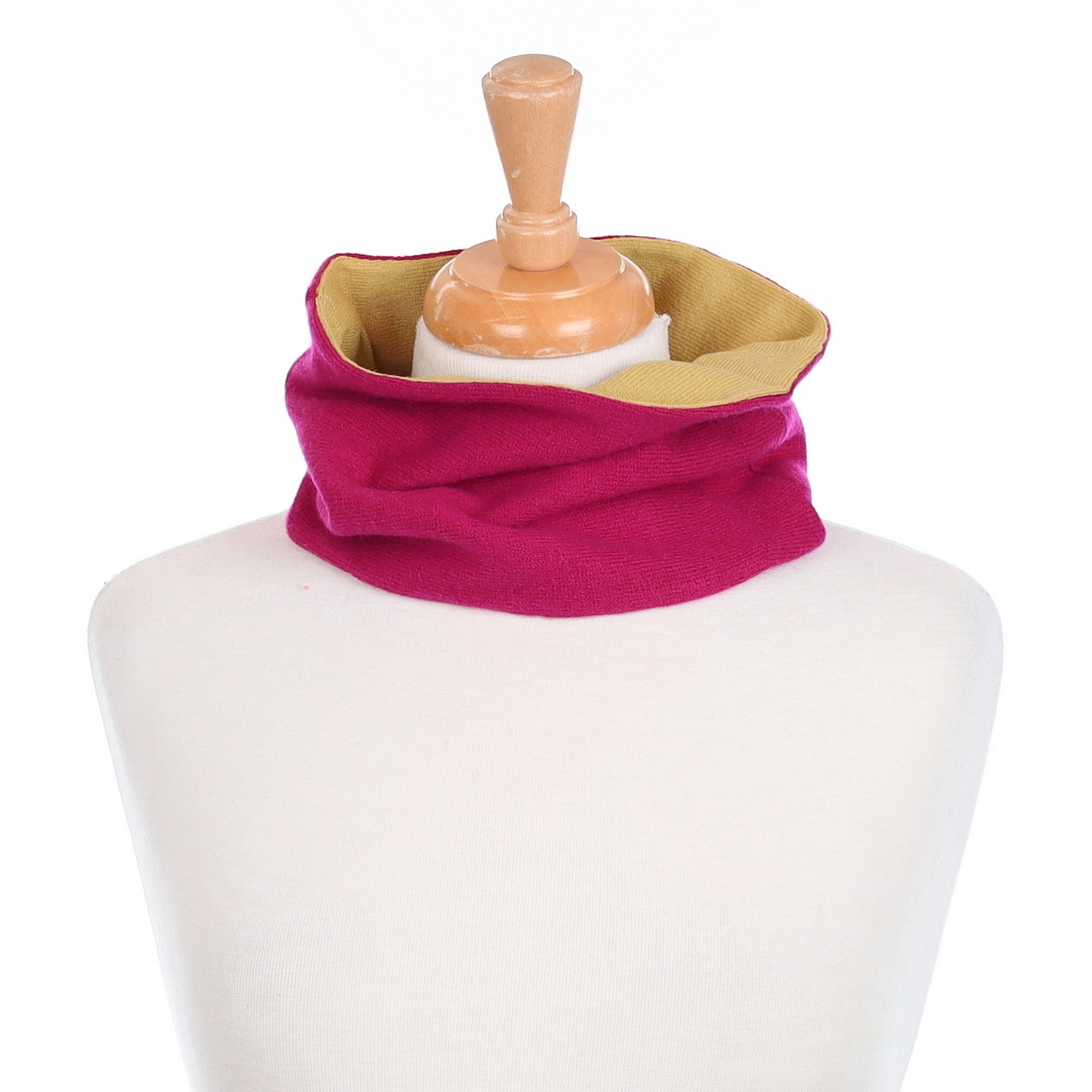 Hot Pink and Yellow Neck Warmer
