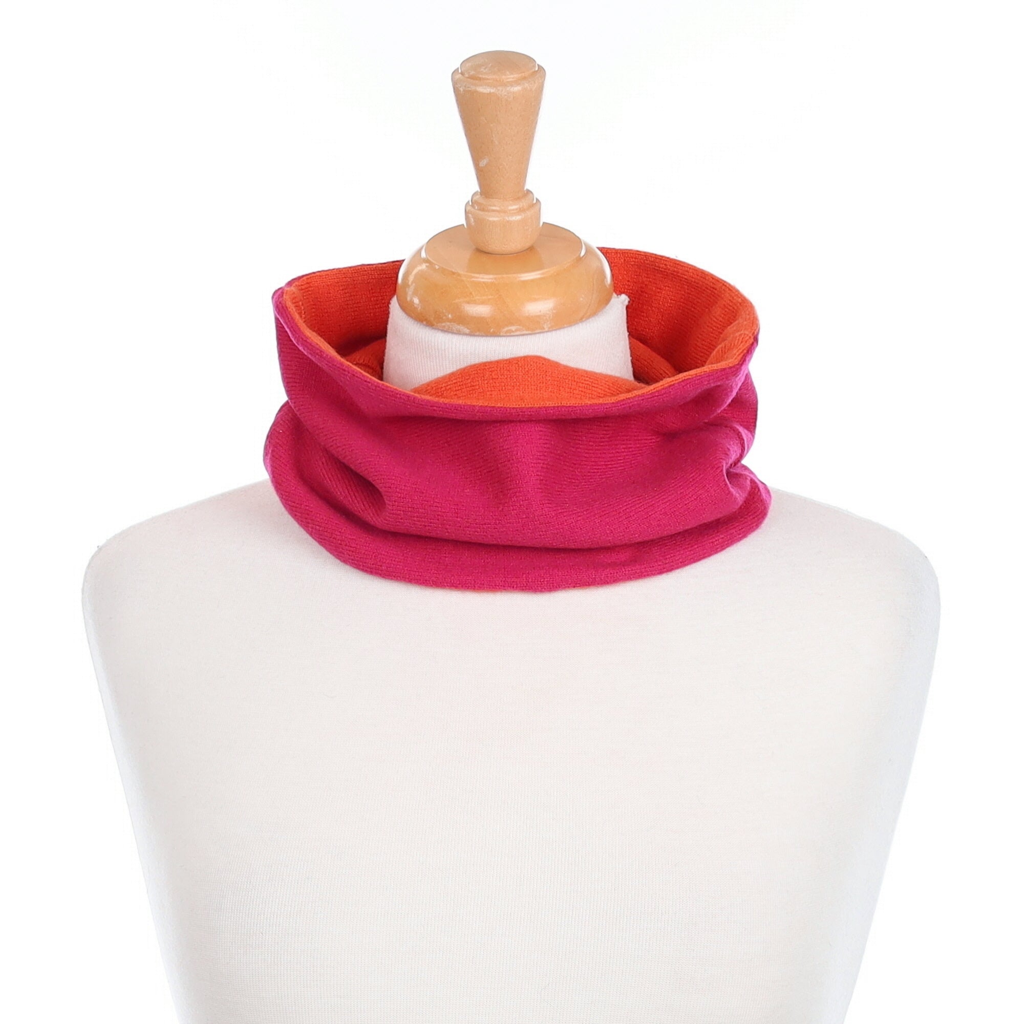 Hot Pink and Orange Neck Warmer