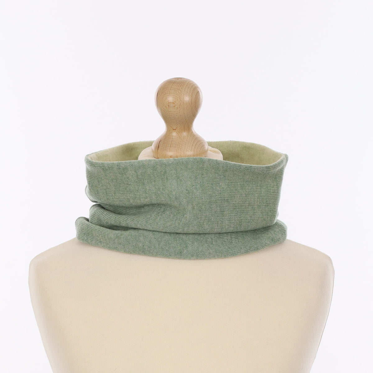 Sea Foam and Pale Green Neck Warmer