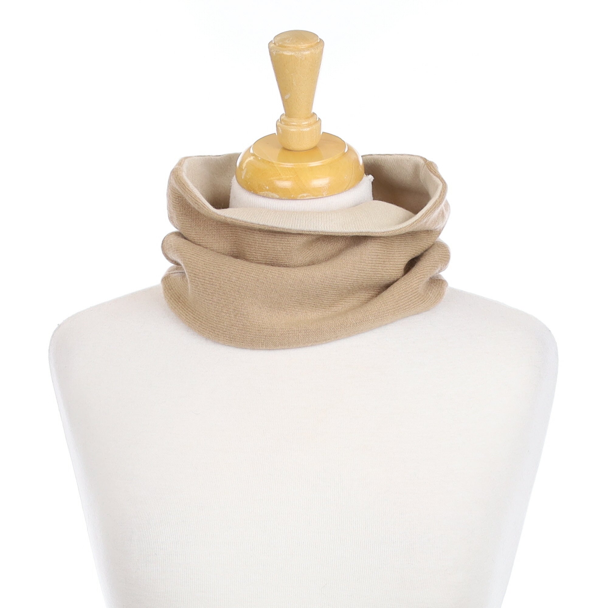 Camel and Oatmeal Neck Warmer