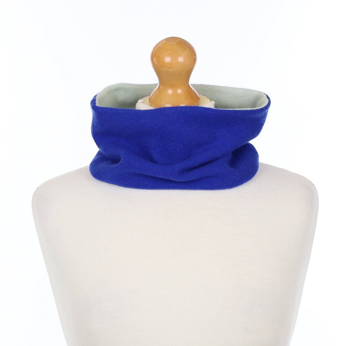 Royal Blue and Opal Neck Warmer