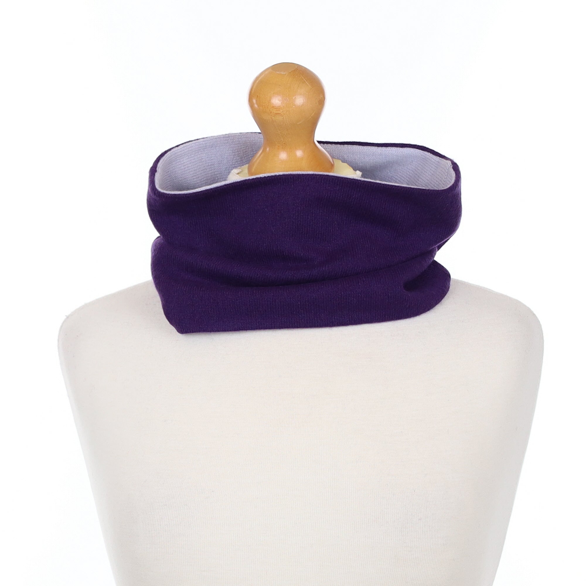 Iris Purple and Thistle Neck Warmer