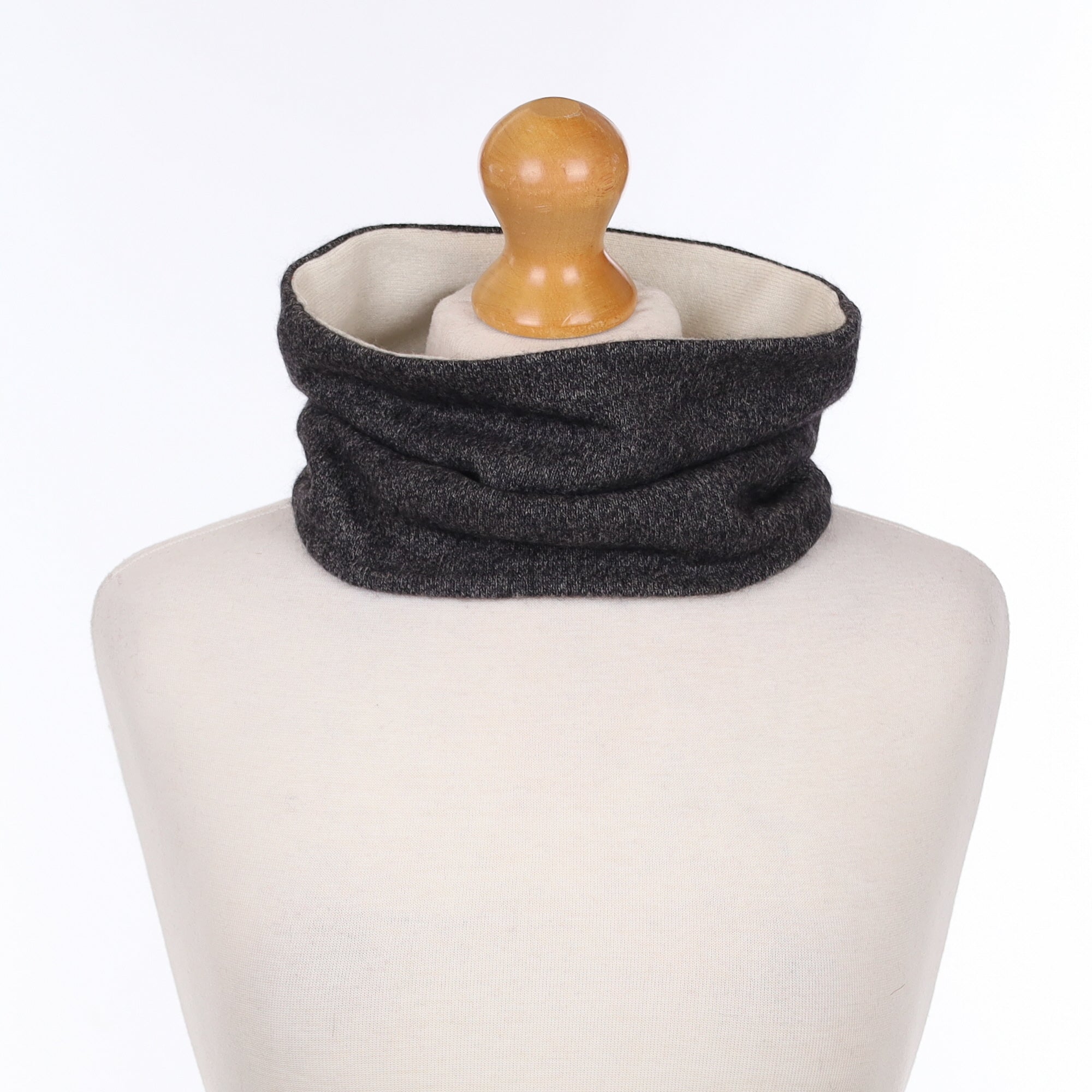 Graphite Marl and Ivory Neck Warmer