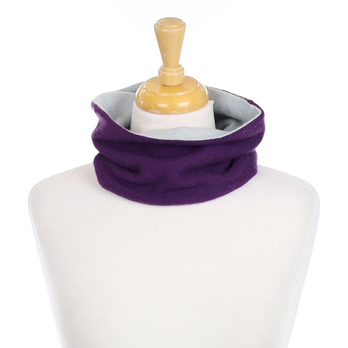 Iris Purple and Pale Blue Neck Warmer