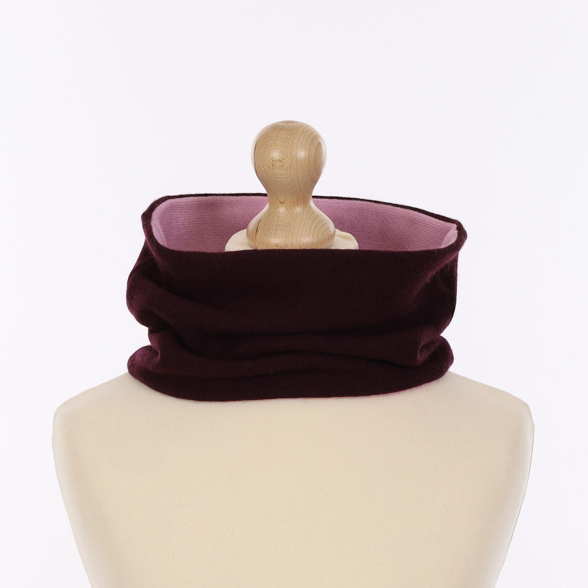 Aubergine and Mauve Neck Warmer