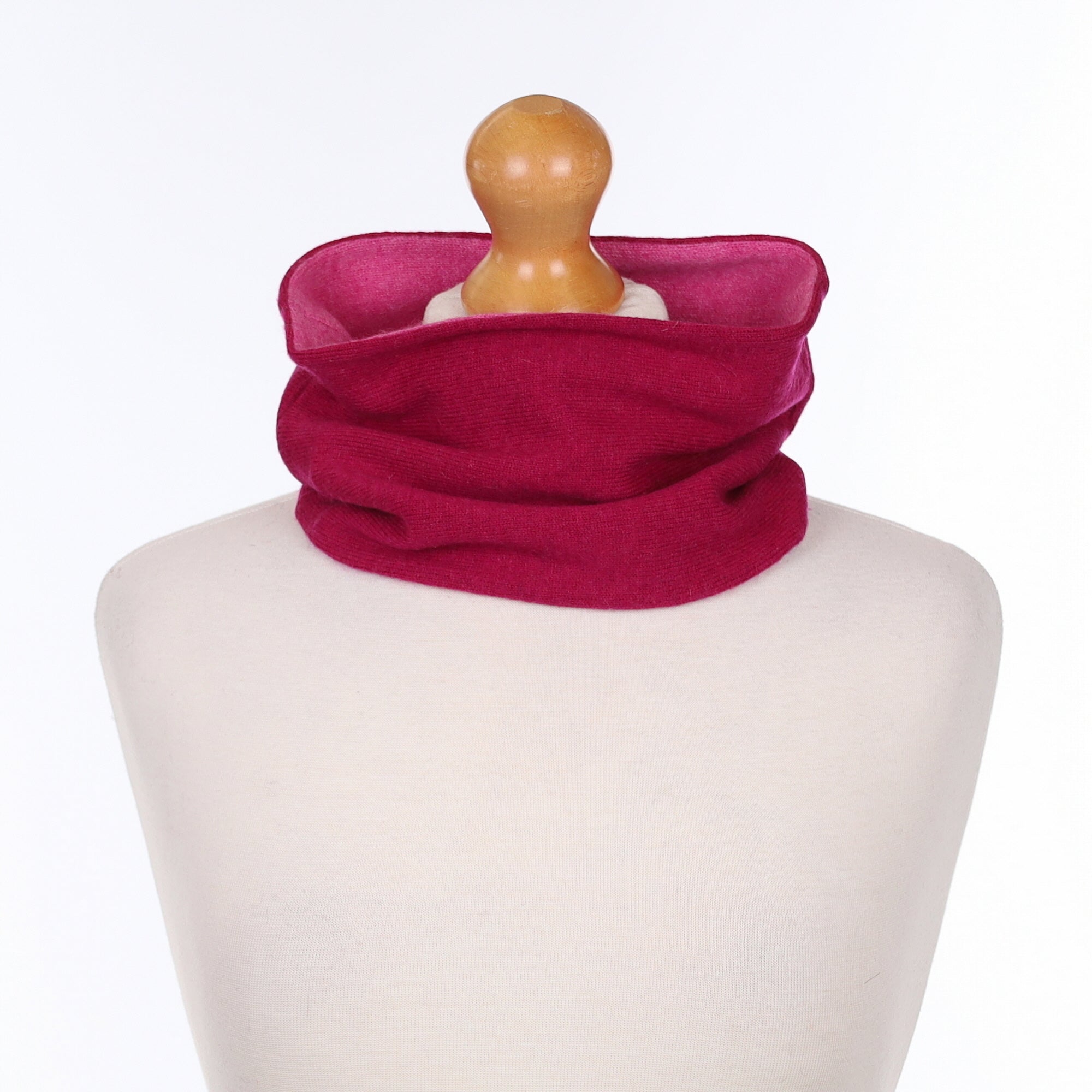 Cherry and Lupin Pink Neck Warmer