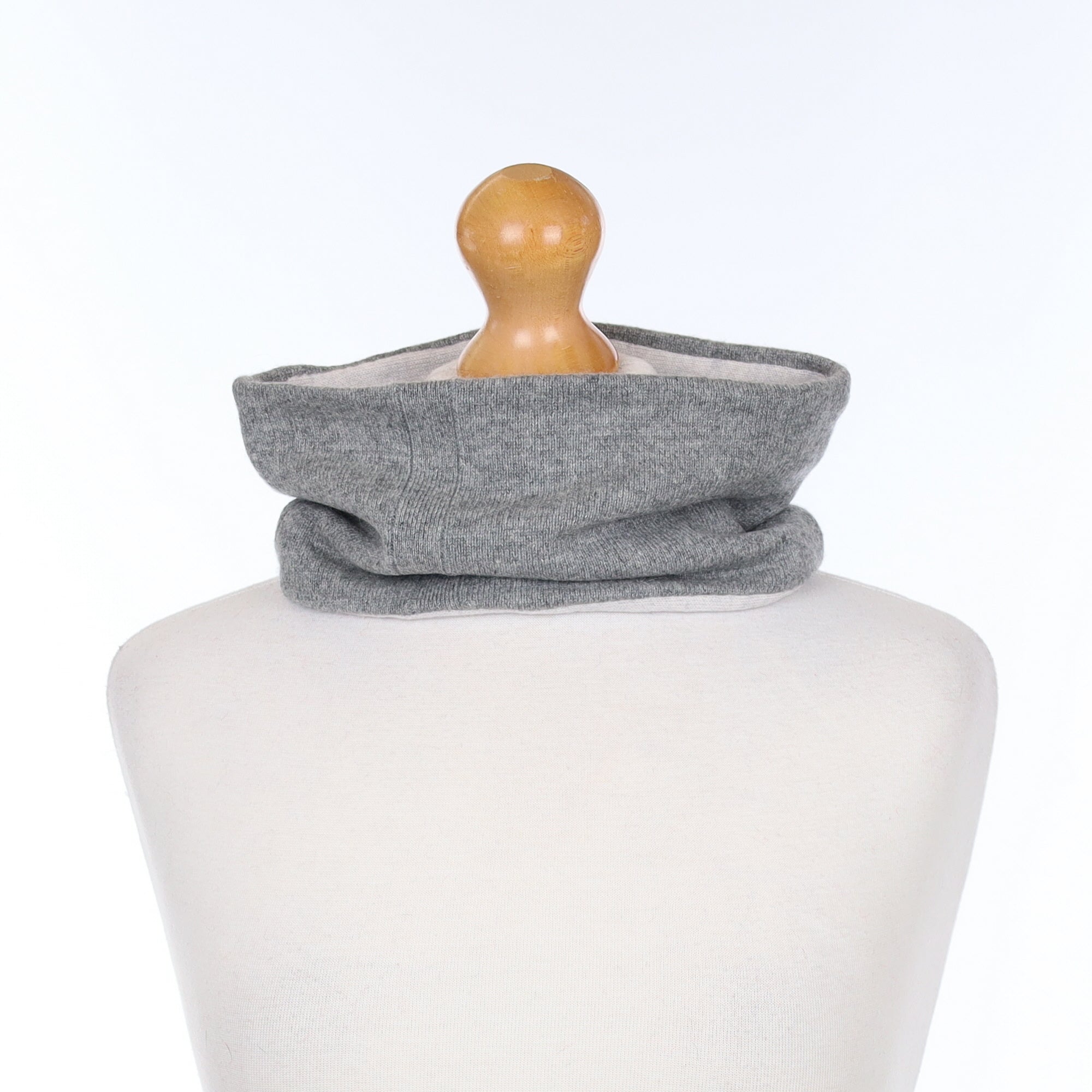 Ash and Mist Grey Neck Warmer