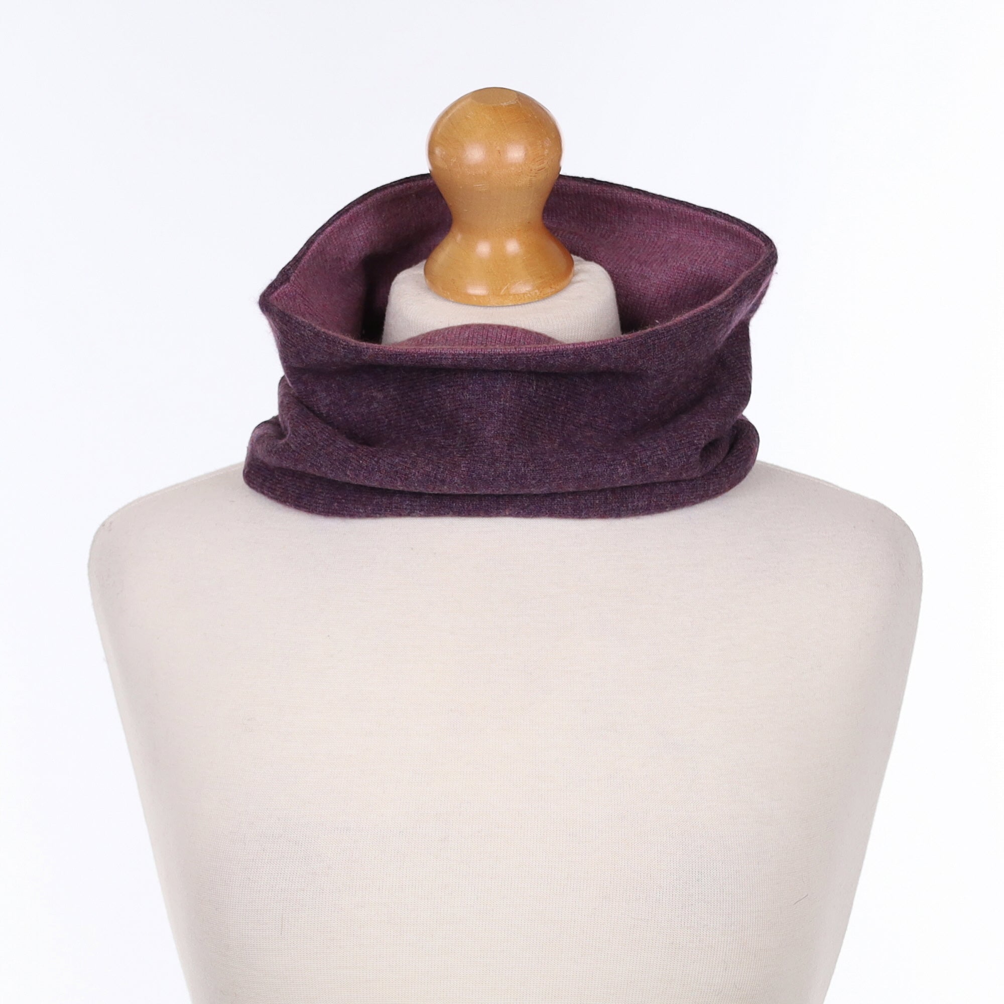 Shadow Purple and Heather Neck Warmer