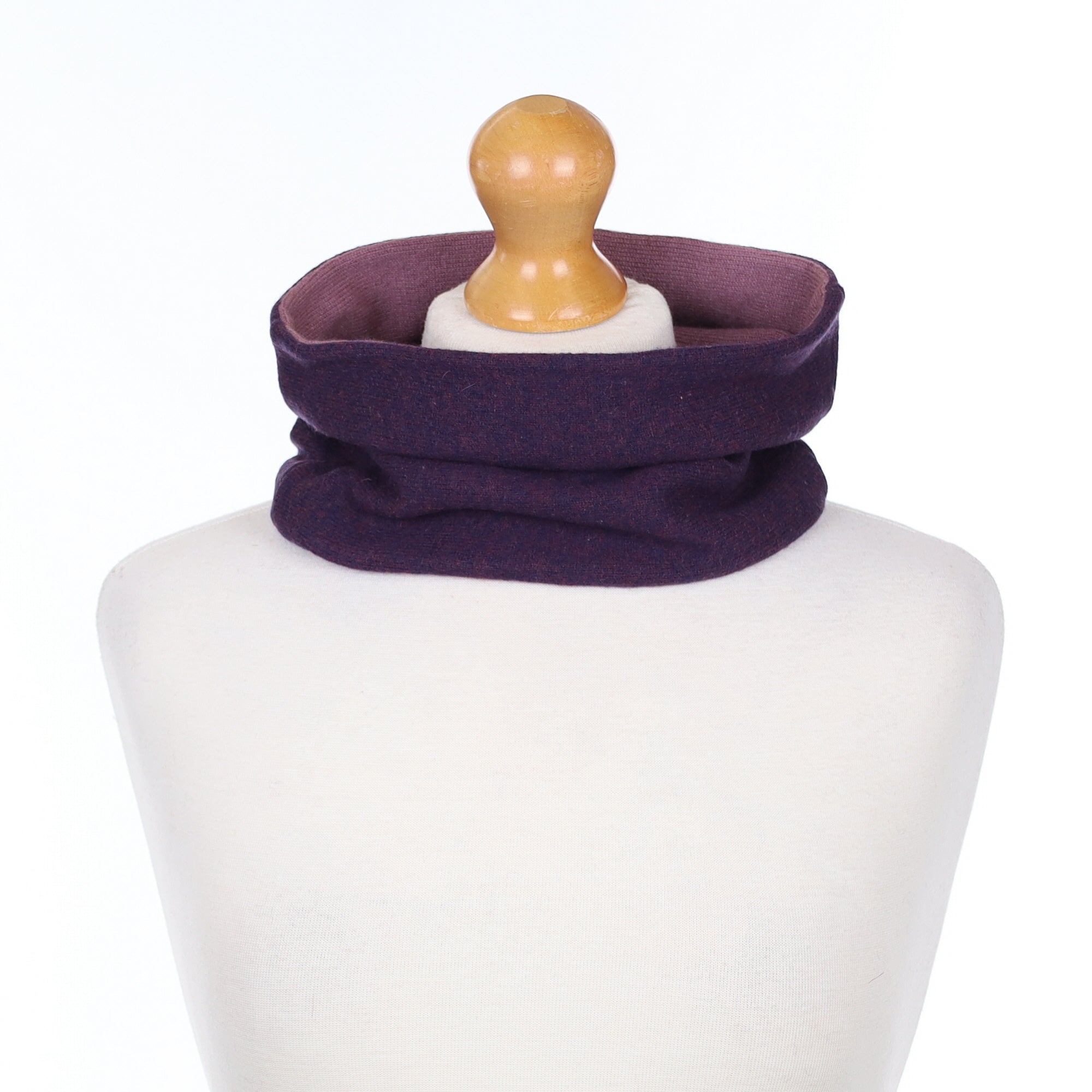 Purple Marl and Heather Neck Warmer