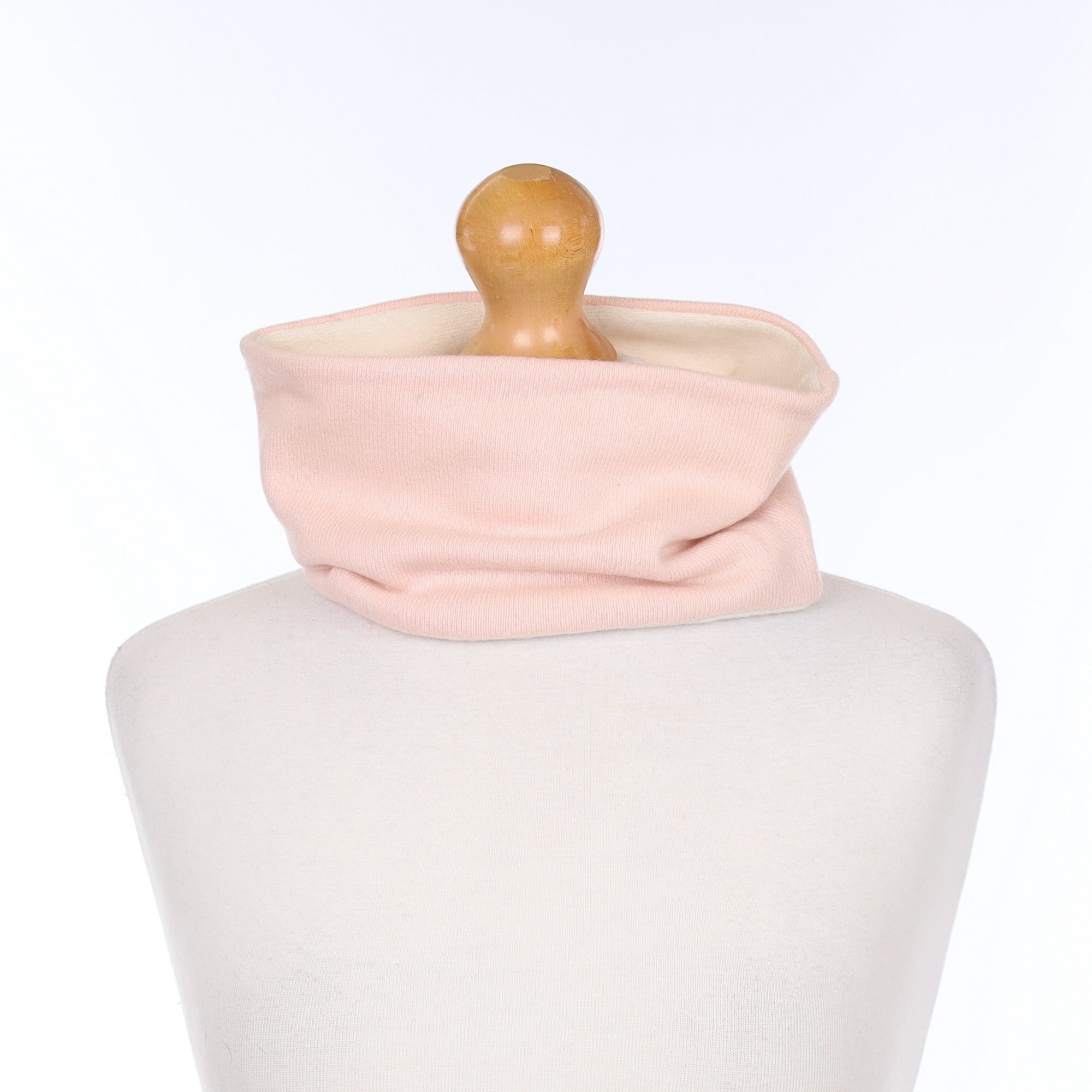Shell Pink and Ivory Neck Warmer