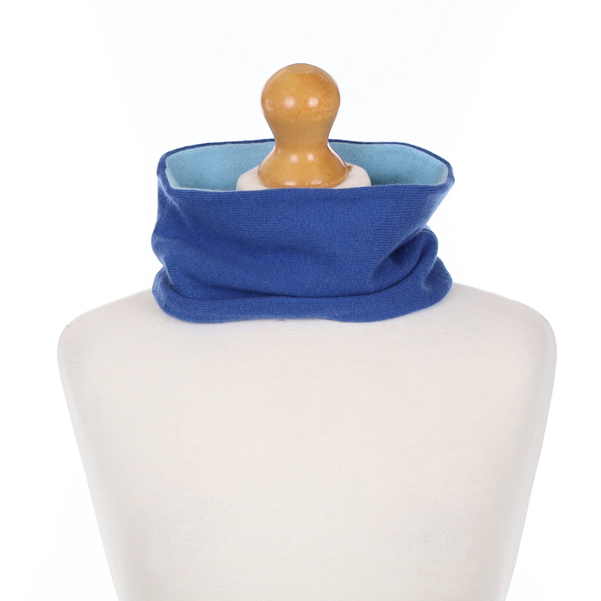 Two Toned Blue Neck Warmer