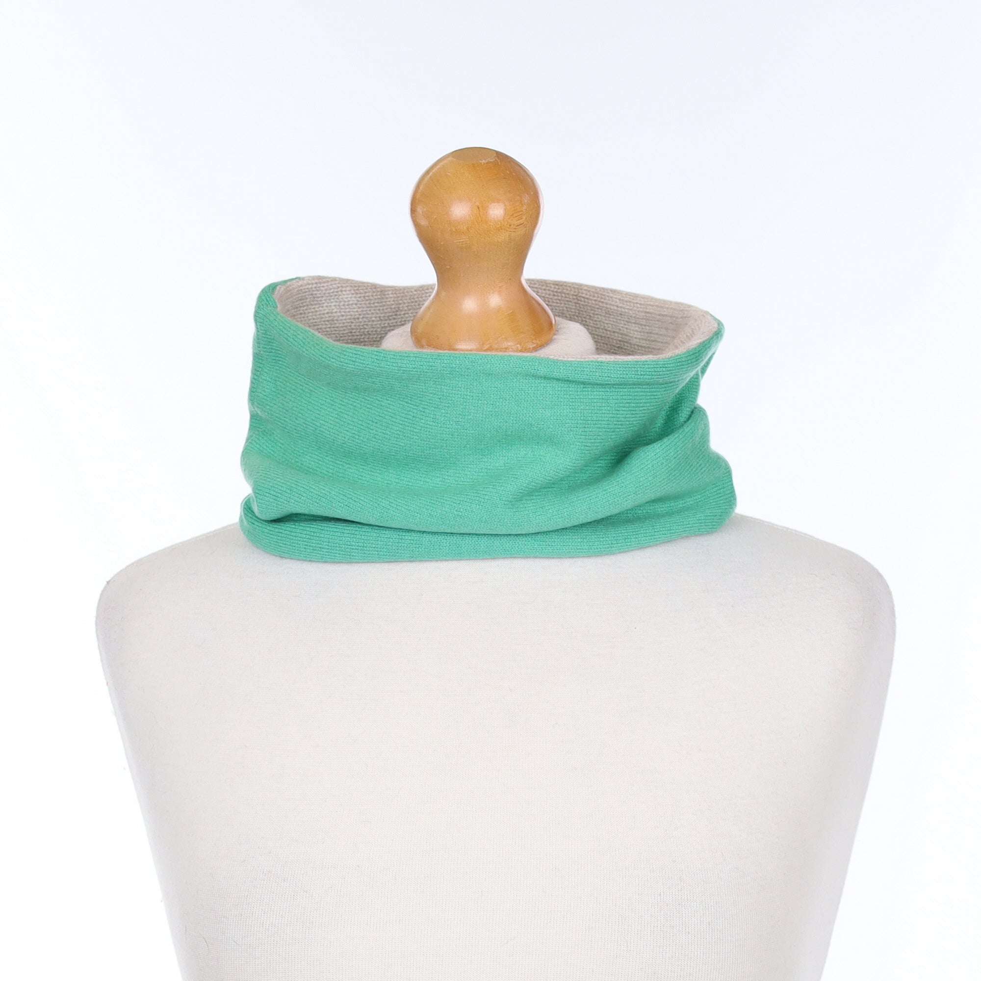 Men’s Jade Green and Fawn Neck Warmer