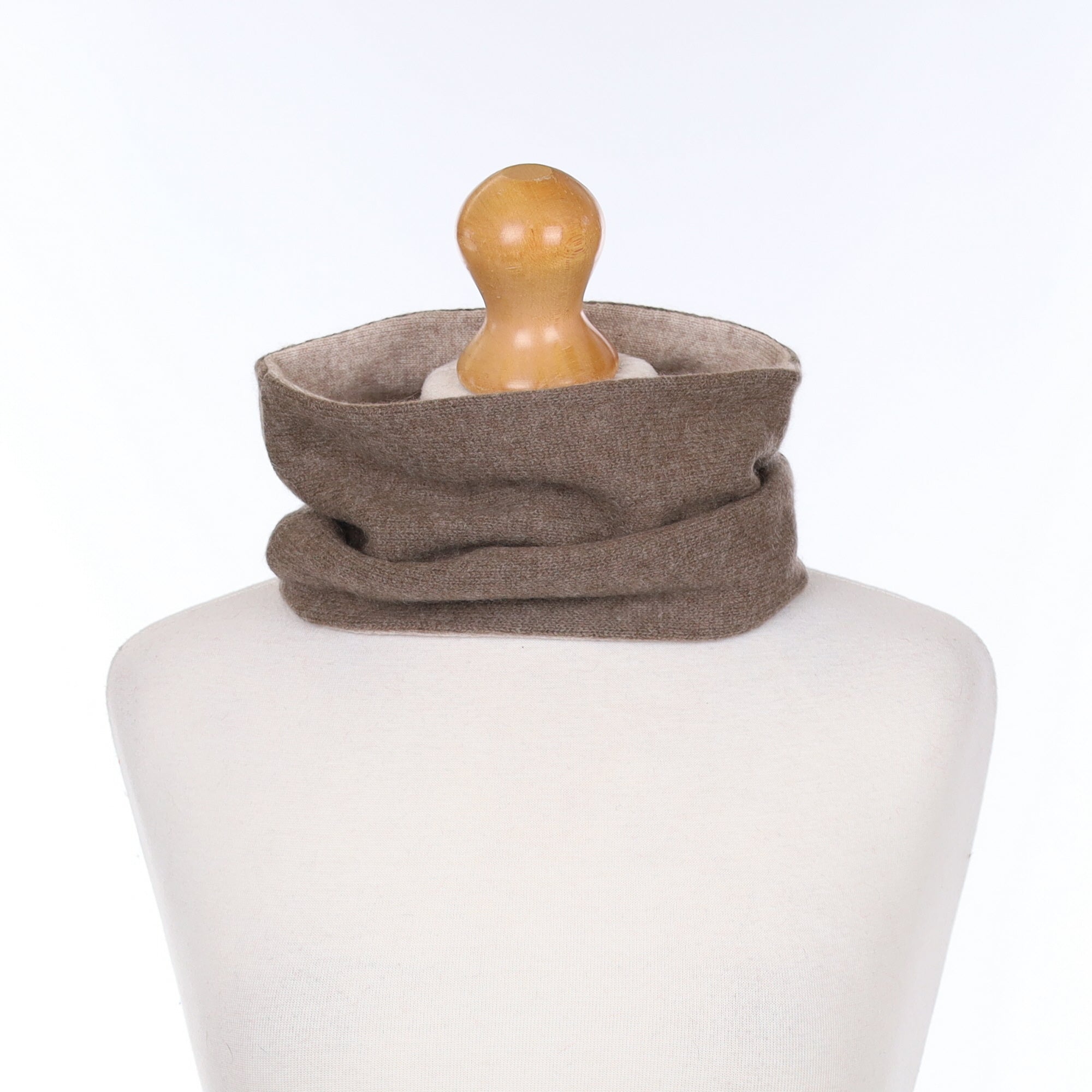 Mocha and Fawn Neck Warmer