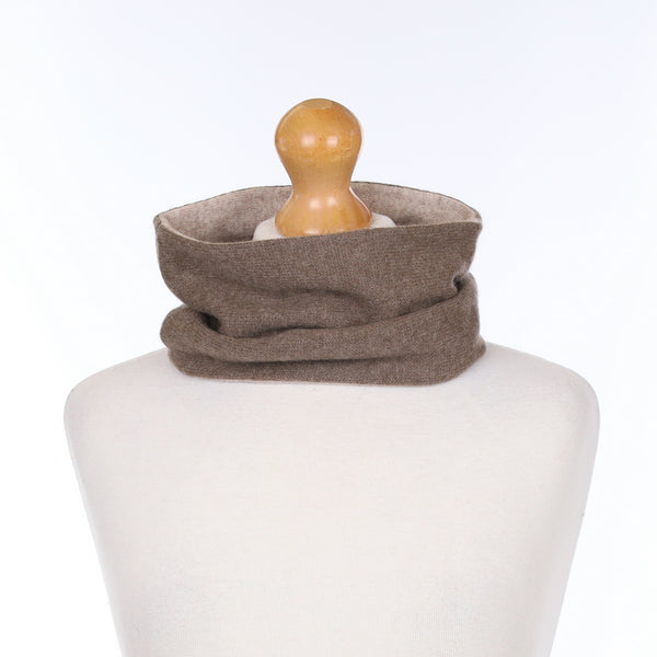 Mocha and Fawn Neck Warmer