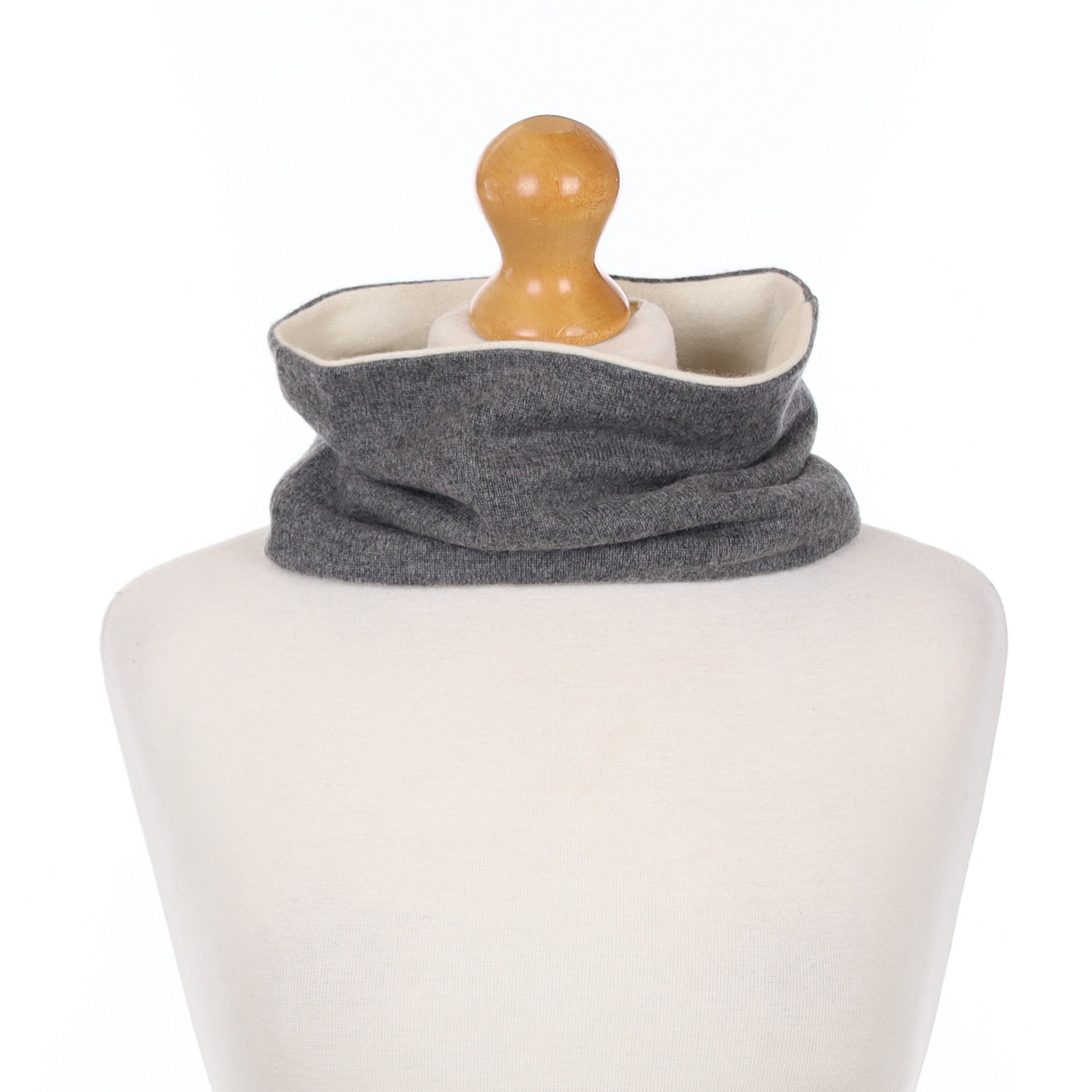 Men’s Slate Grey and Ivory Neck Warmer