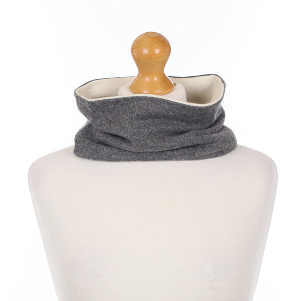 Men’s Slate Grey and Ivory Neck Warmer