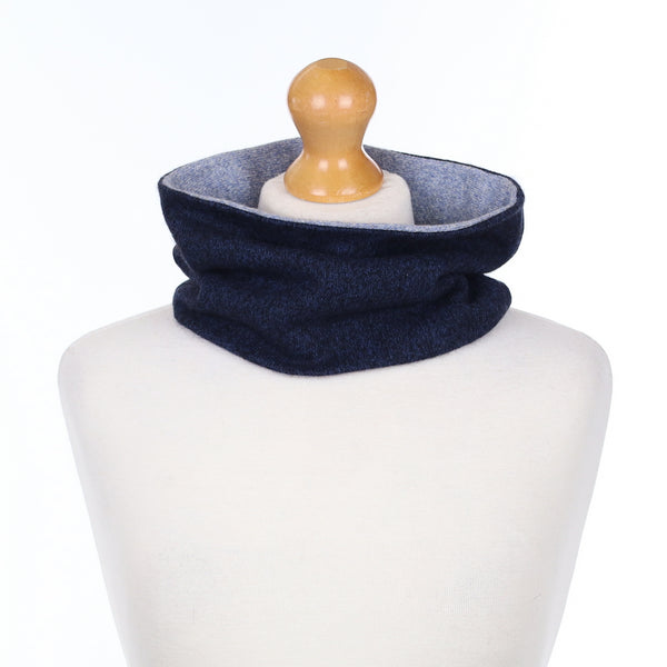 Men’s Navy and Pale Blue Neck Warmer