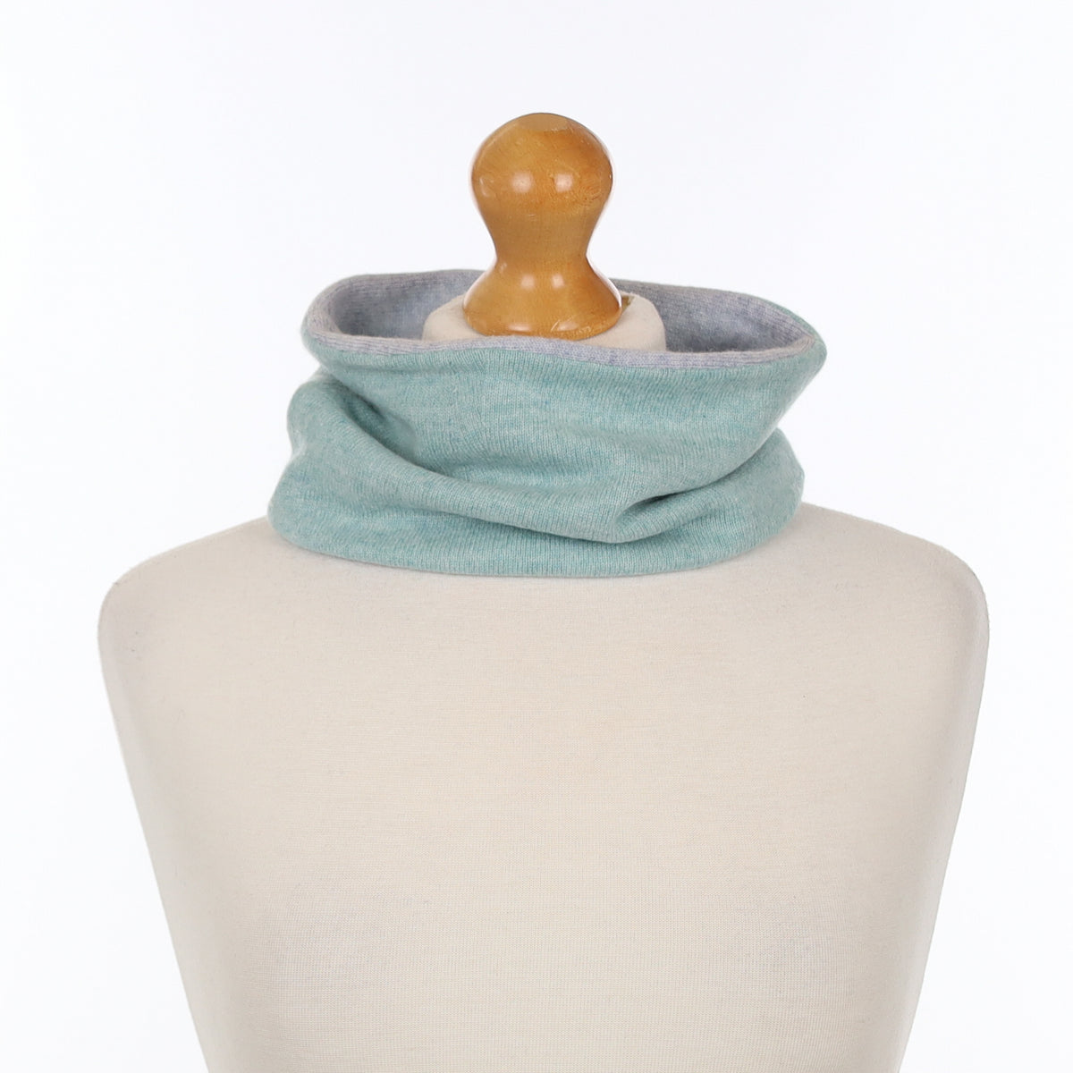 Deep Peppermint and Blue Neck Warmer